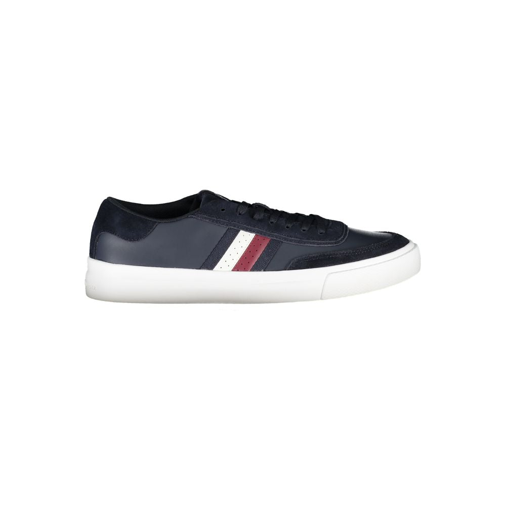Tommy Hilfiger Blue Leather Men Sneaker | Regal Royce