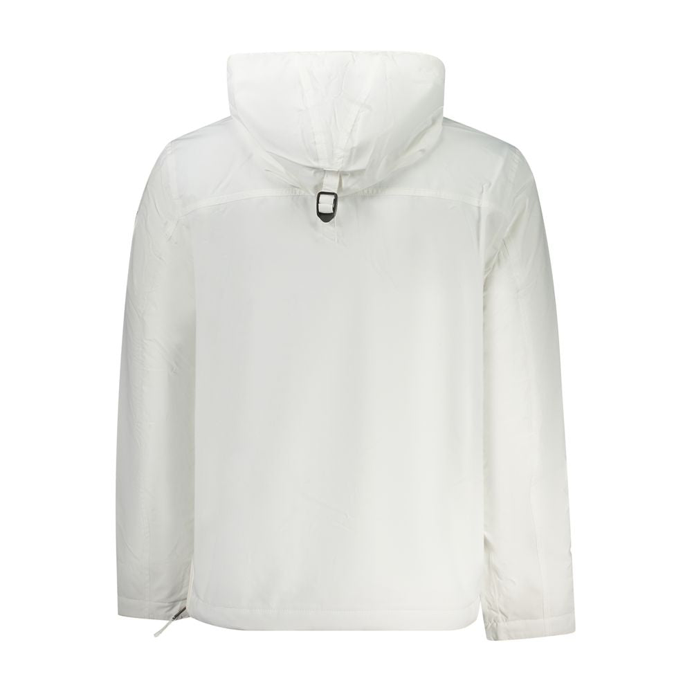Napapijri White Polyamide Men's Jacket | Regal Royce