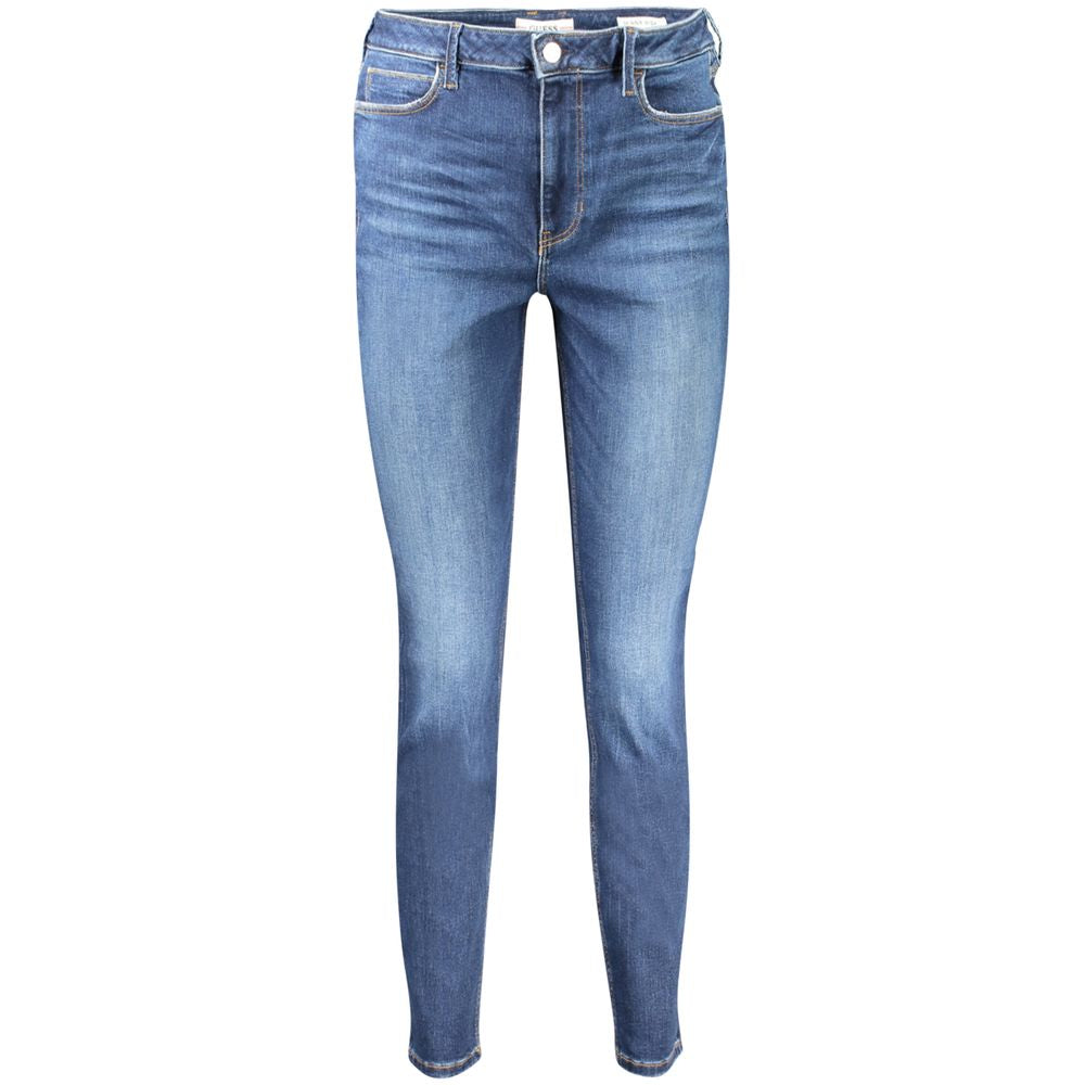 Guess Jeans Blu Cotton Women Jeans | Regal Royce