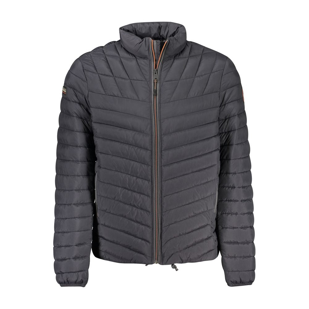 Napapijri Black Polyamide Men's Jacket | Regal Royce