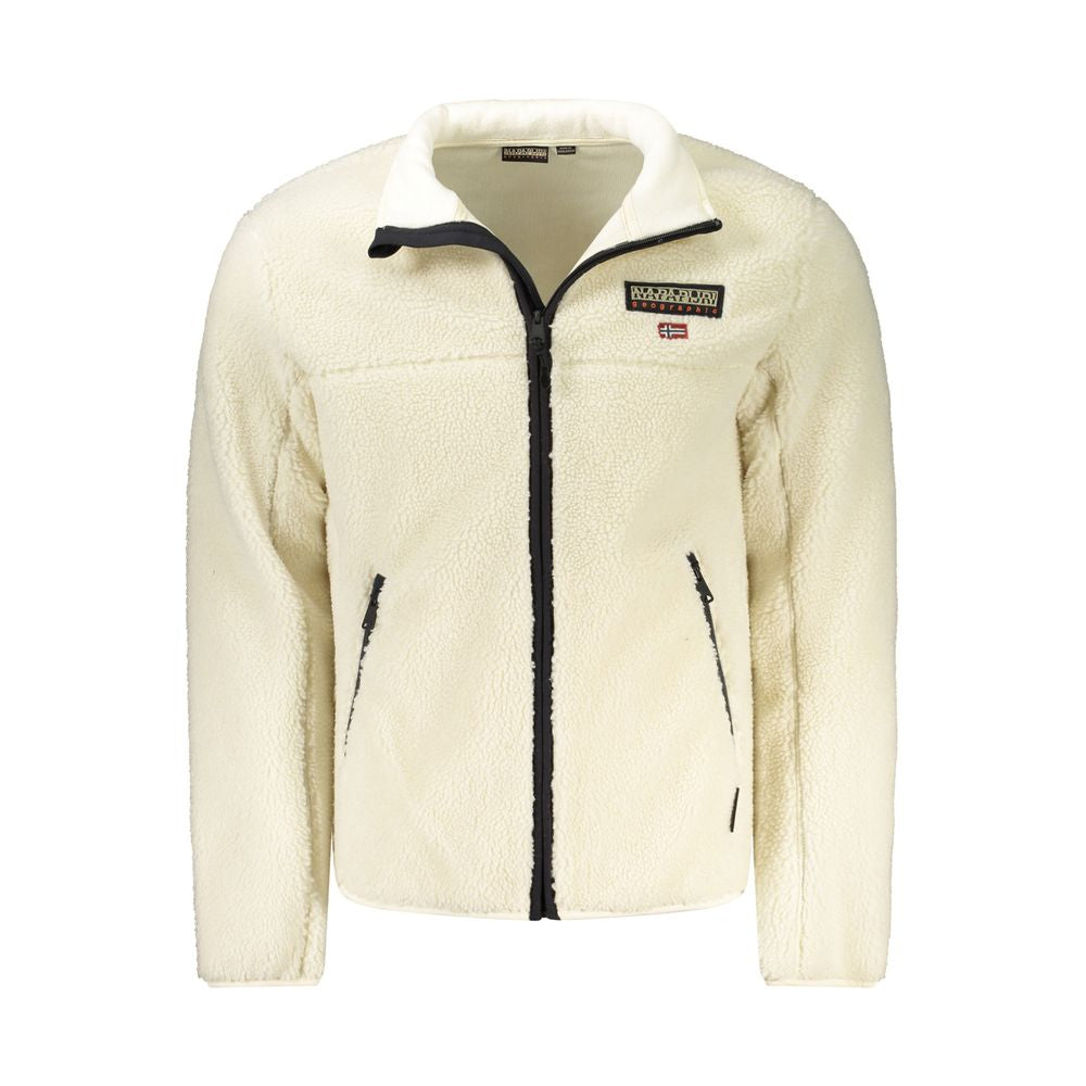 Napapijri Bianco Polyester Men Jacket | Regal Royce