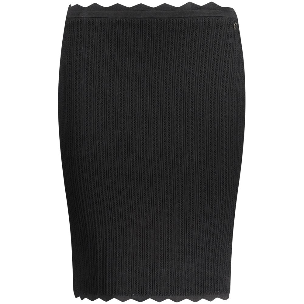 Guess Jeans Nero Viscosa Womens Skirt | Regal Royce