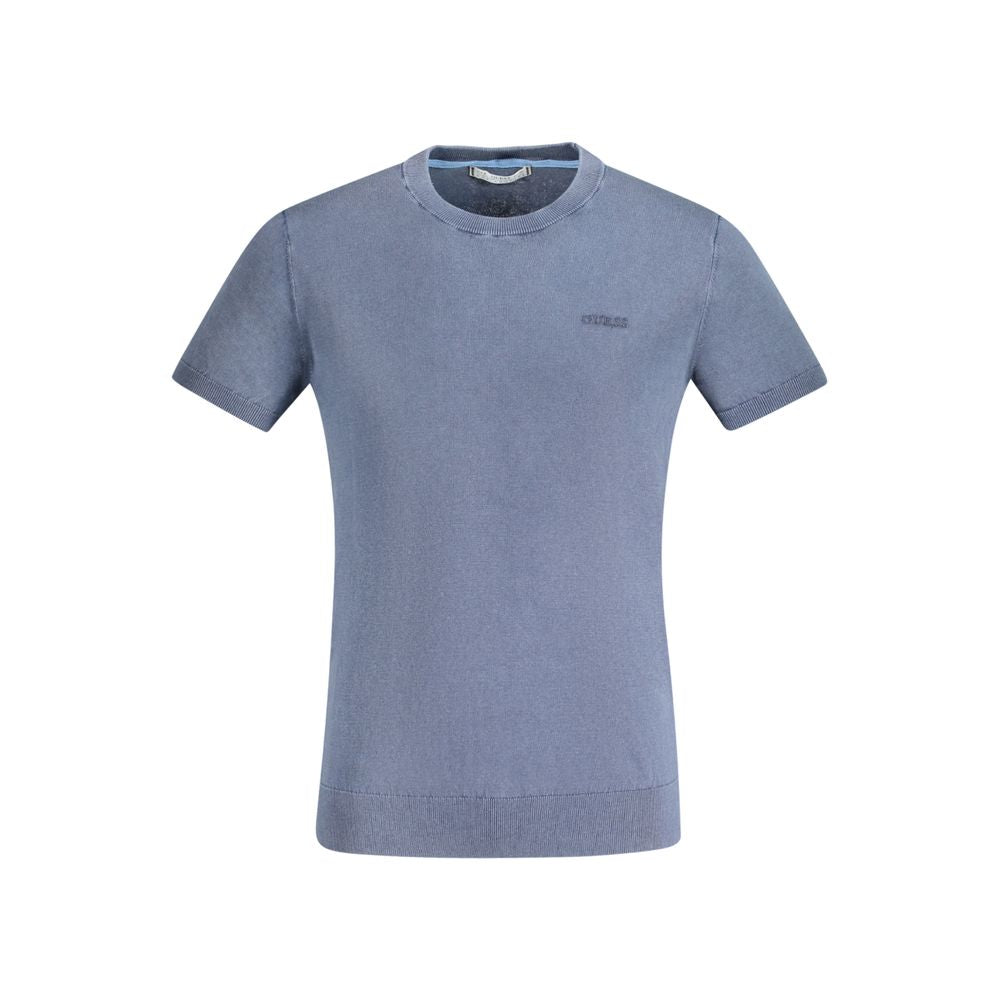 Guess Jeans Blu Cotton Men's T-Shirt | Regal Royce