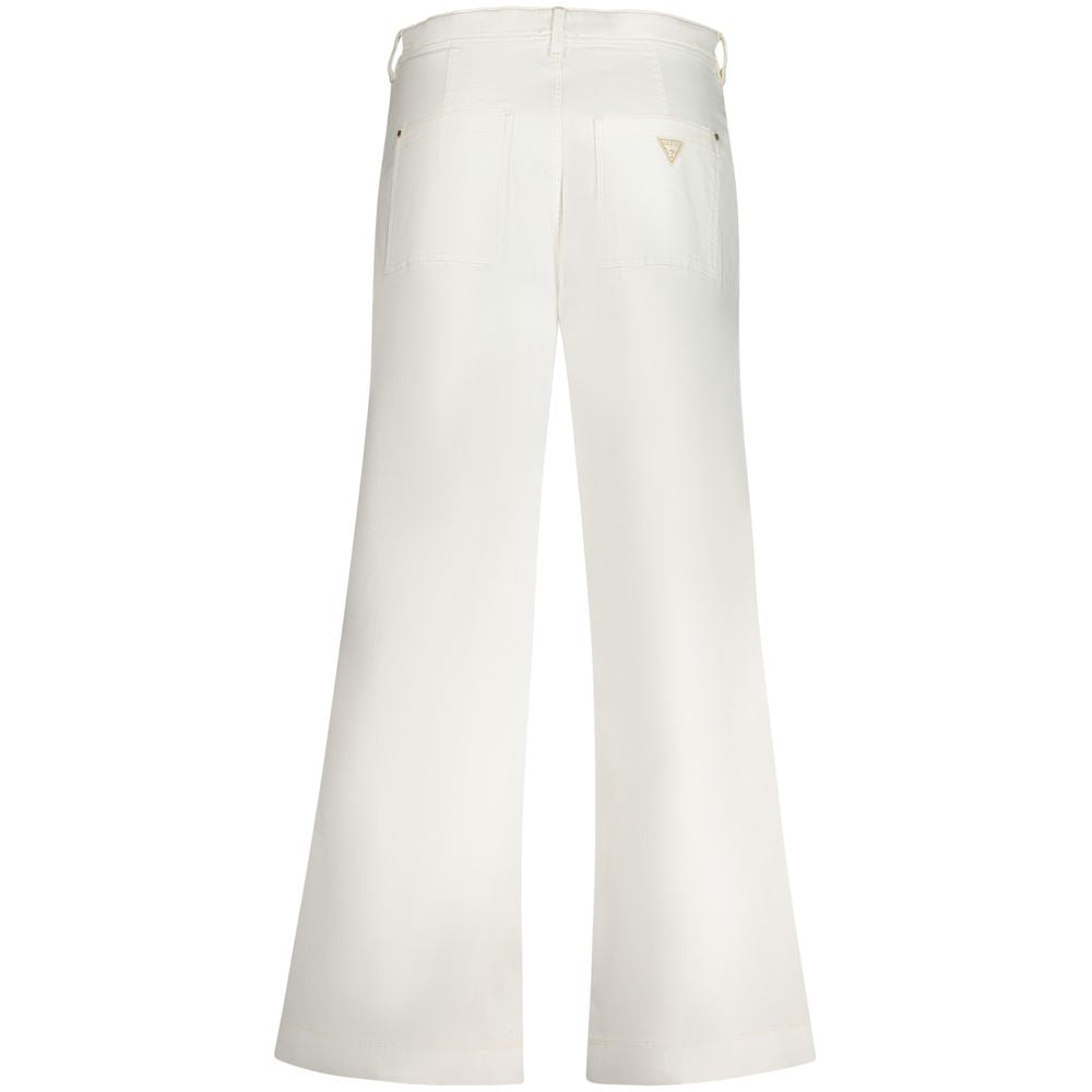 Guess Jeans White Cotton Women Short | Regal Royce