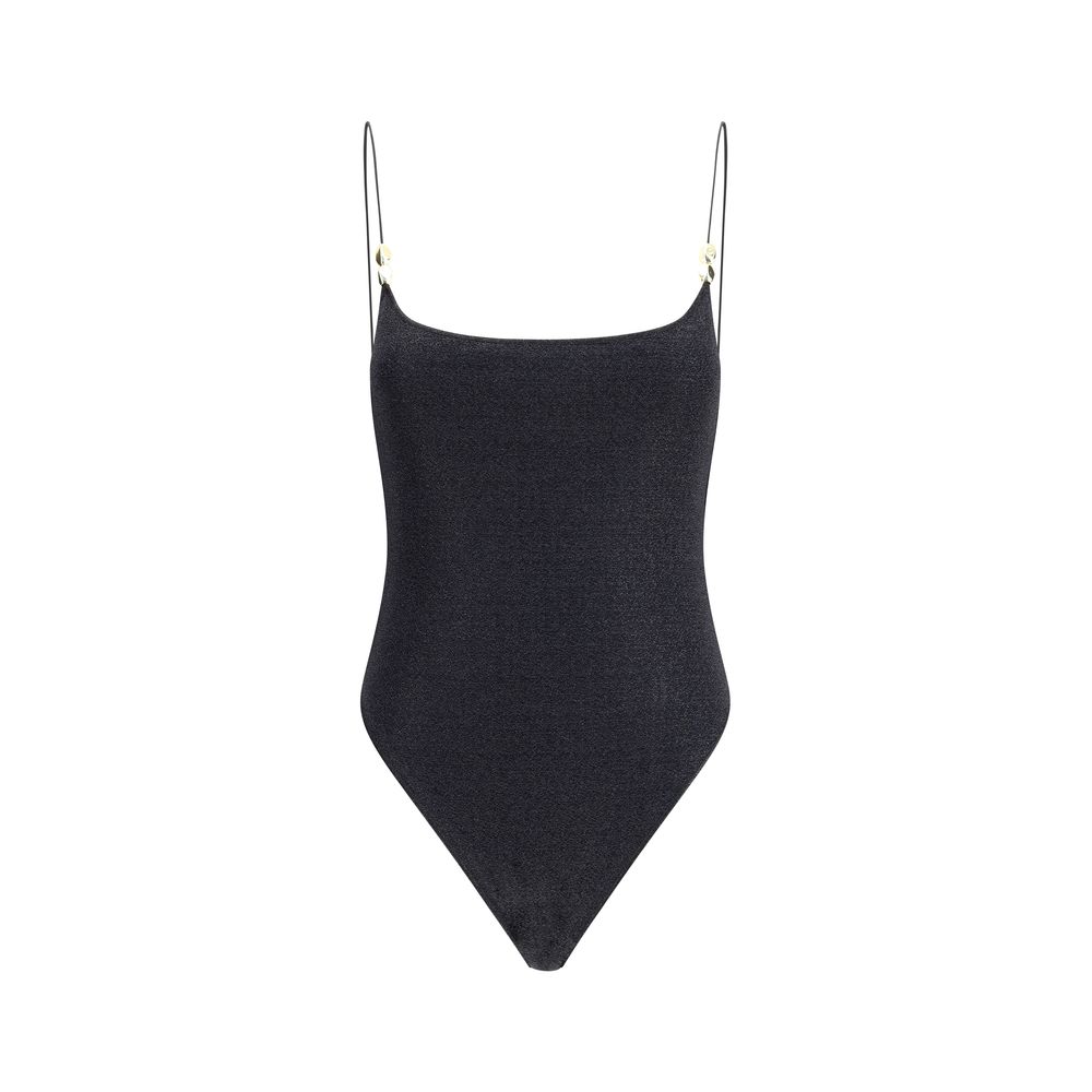 Oséree Black Polyamide One-Piece Swimsuit | Regal Royce