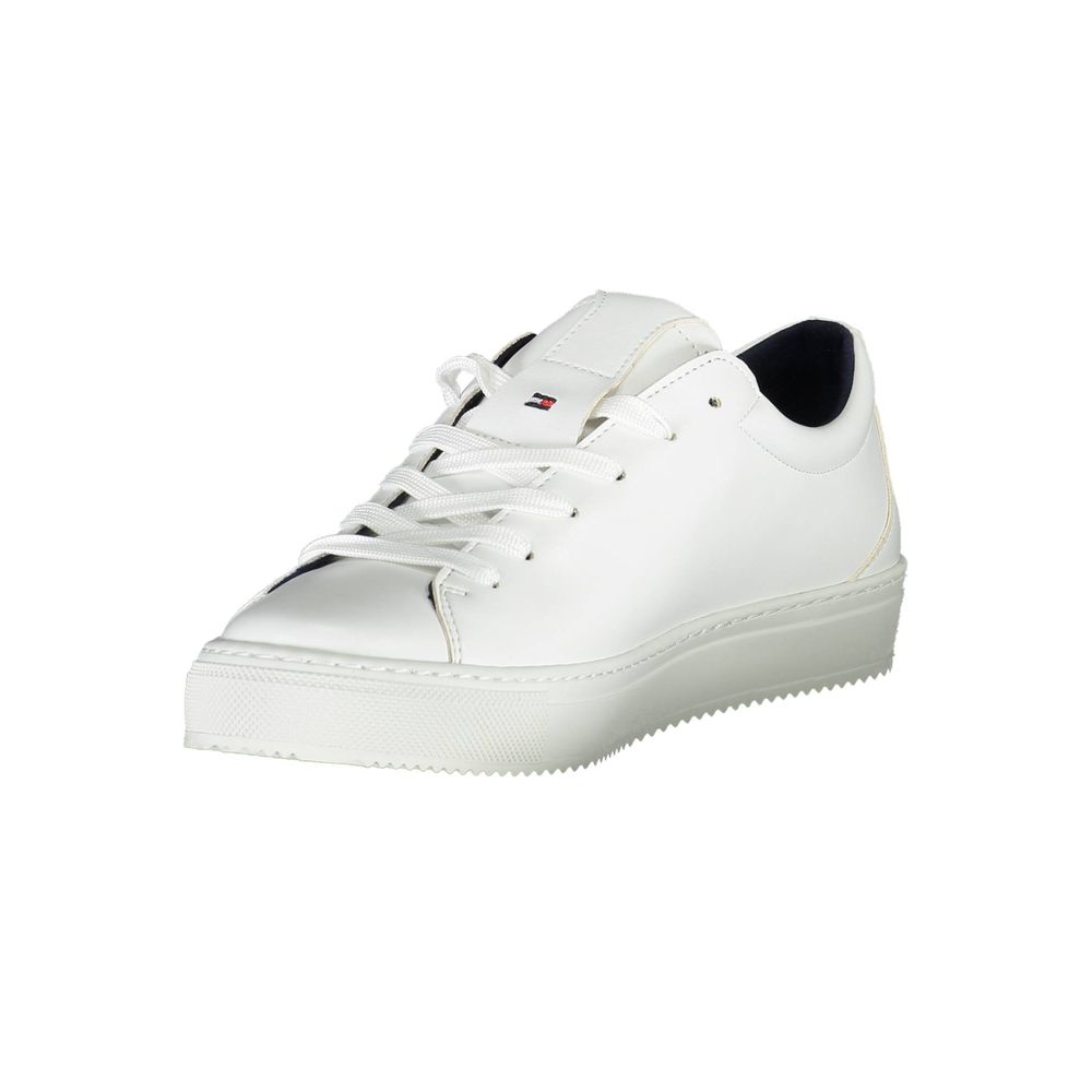 Tommy Hilfiger Bianco Synthetic Women Sneaker | Regal Royce