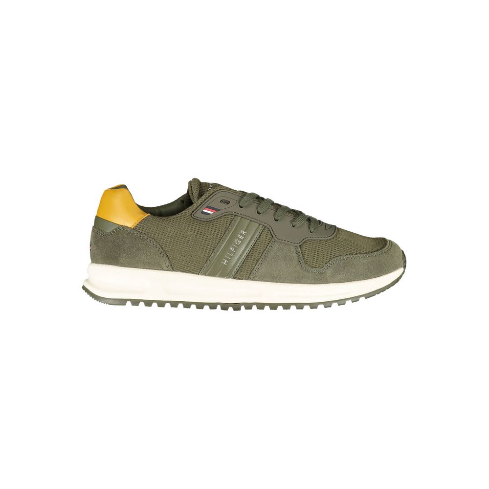 Tommy Hilfiger Verde Polyester Men Sneaker | Regal Royce