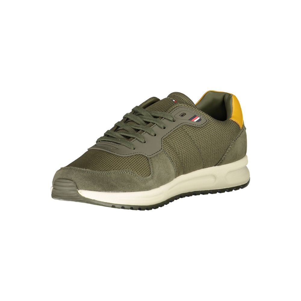 Tommy Hilfiger Verde Polyester Men Sneaker | Regal Royce