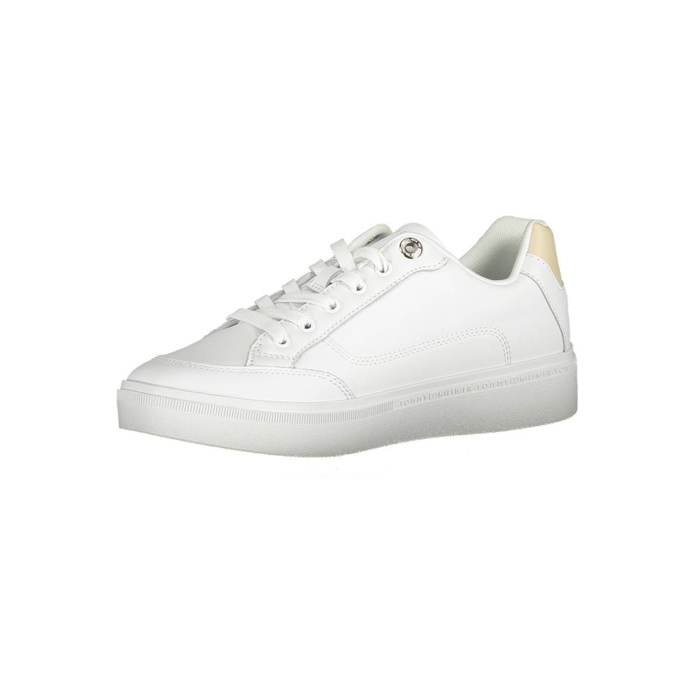 Tommy Hilfiger White Leather Women Sneaker | Regal Royce