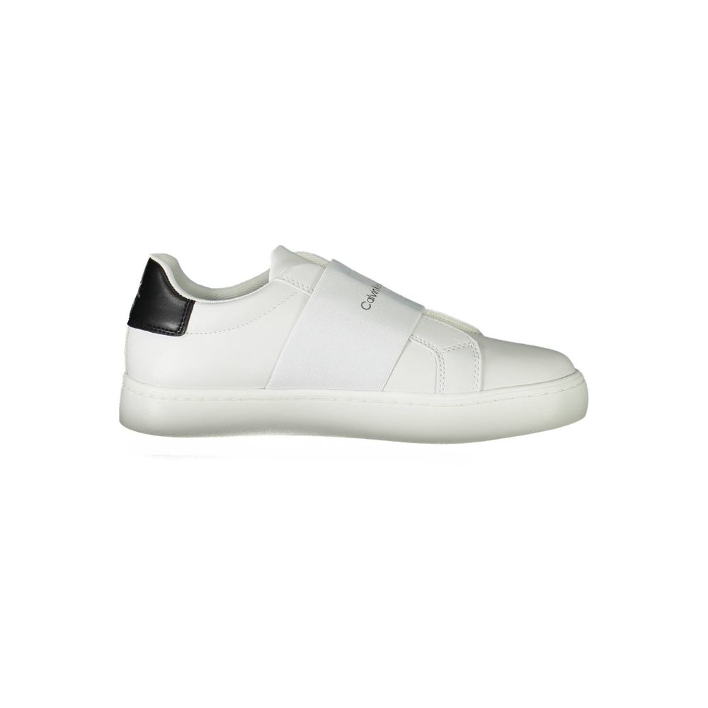 Calvin Klein Bianco Polyester Women Sneaker | Regal Royce