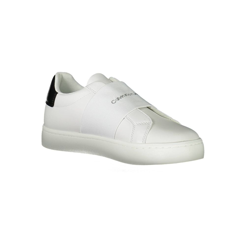 Calvin Klein Bianco Polyester Women Sneaker | Regal Royce
