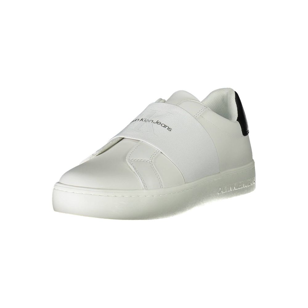 Calvin Klein Bianco Polyester Women Sneaker | Regal Royce