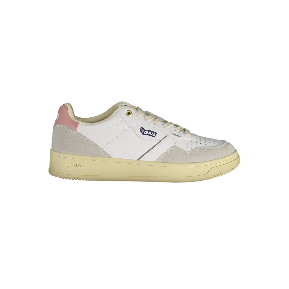 Gas White Polyurethane Women Sneaker | Regal Royce