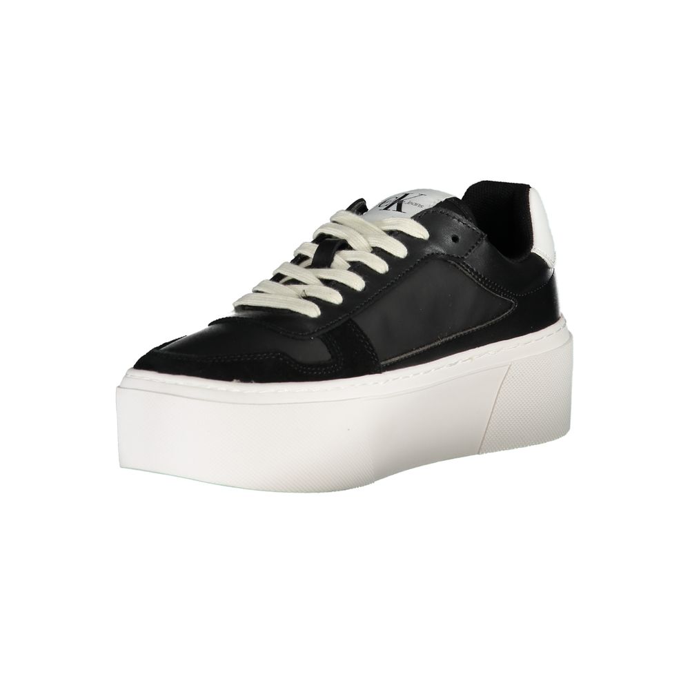 Calvin Klein Black Polyester Women Sneaker | Regal Royce