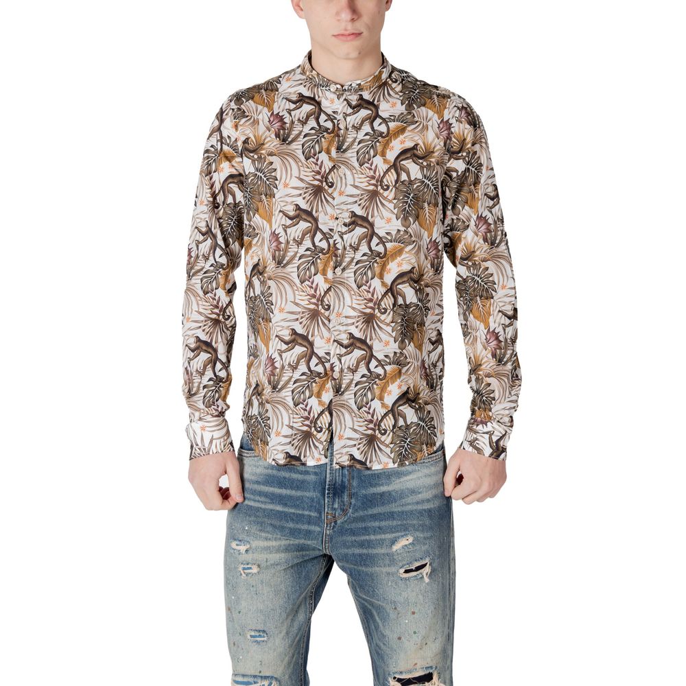 Gianni Lupo Multicolor Cotton Pattern Shirt | Regal Royce