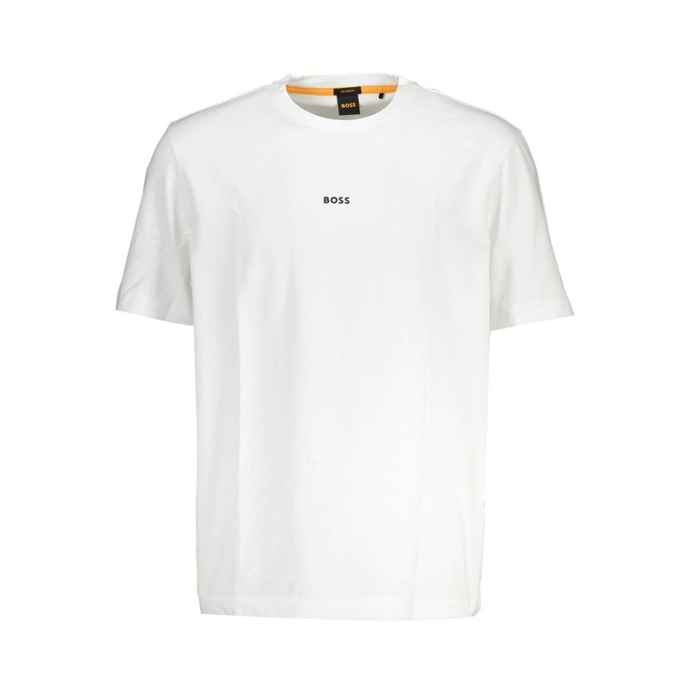 Hugo Boss White Organic Cotton Men's T-Shirt | Regal Royce