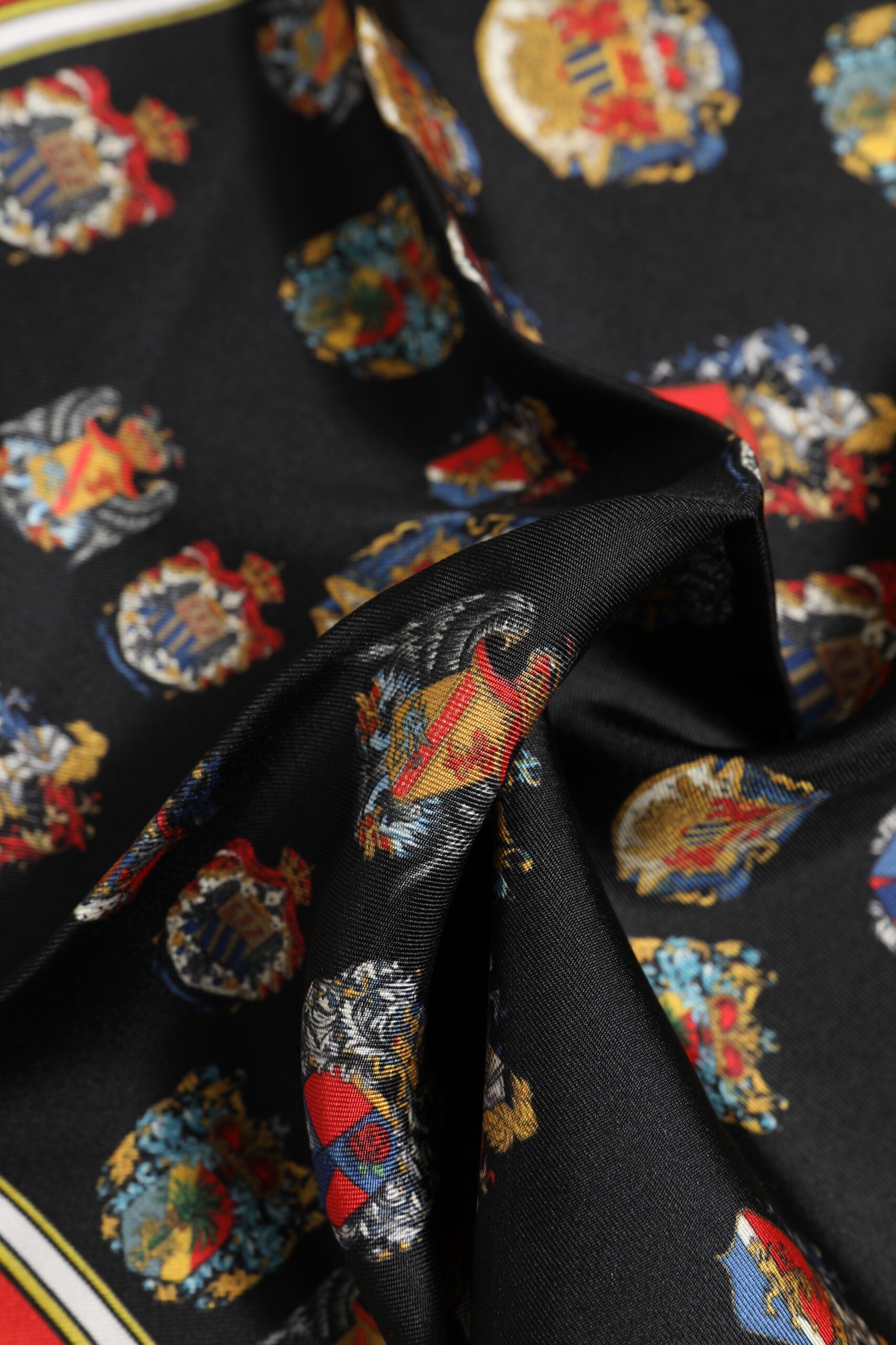 Dolce & Gabbana Multicolor Silk Square Men Foulard Scarf | Regal Royce