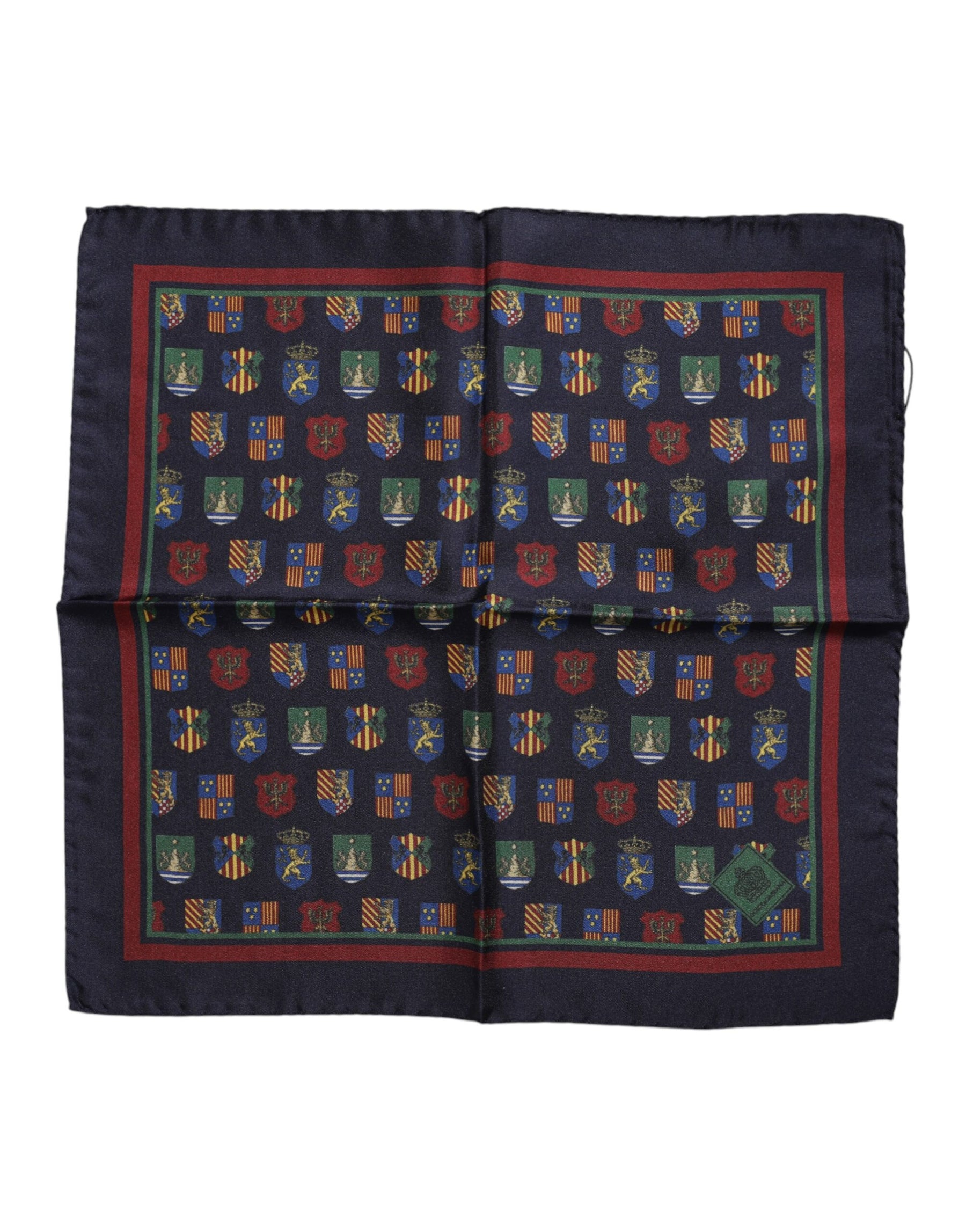 Dolce & Gabbana Multicolor Medals Square Foulard Scarf | Regal Royce