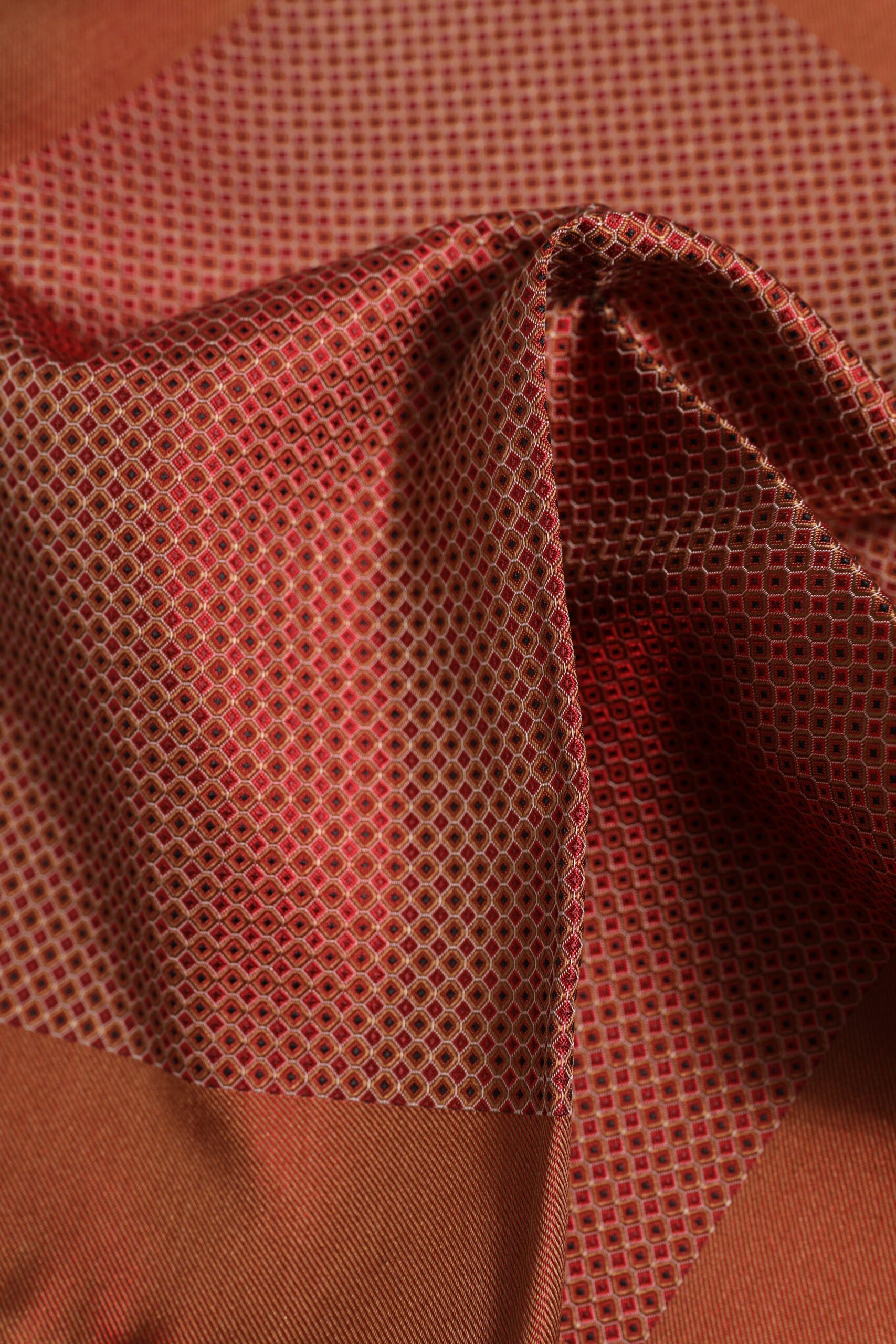 Dolce & Gabbana Orange Silk Square Men Foulard Scarf | Regal Royce