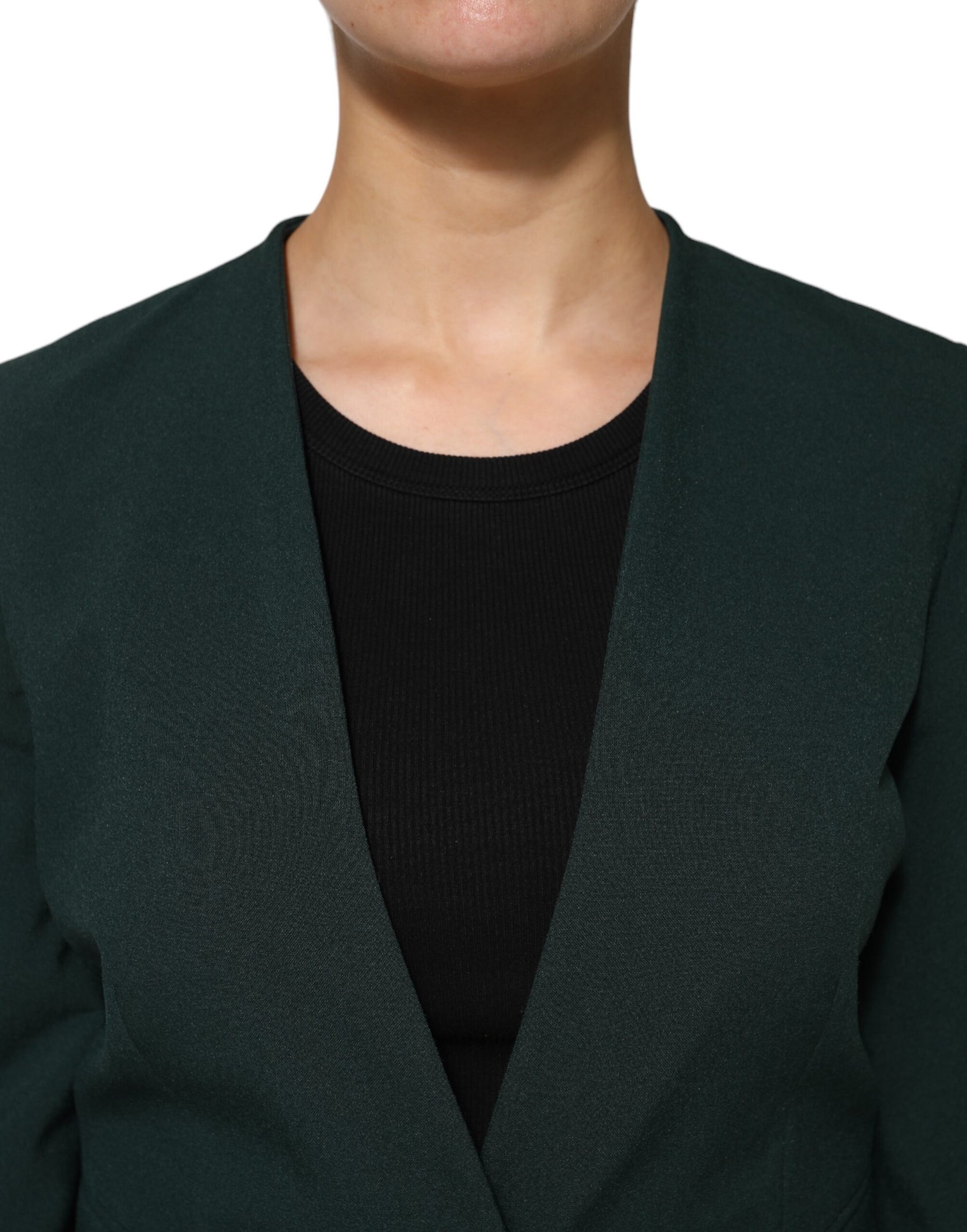 Maison Margiela Green Single Breasted One Button Coat Jacket | Regal Royce