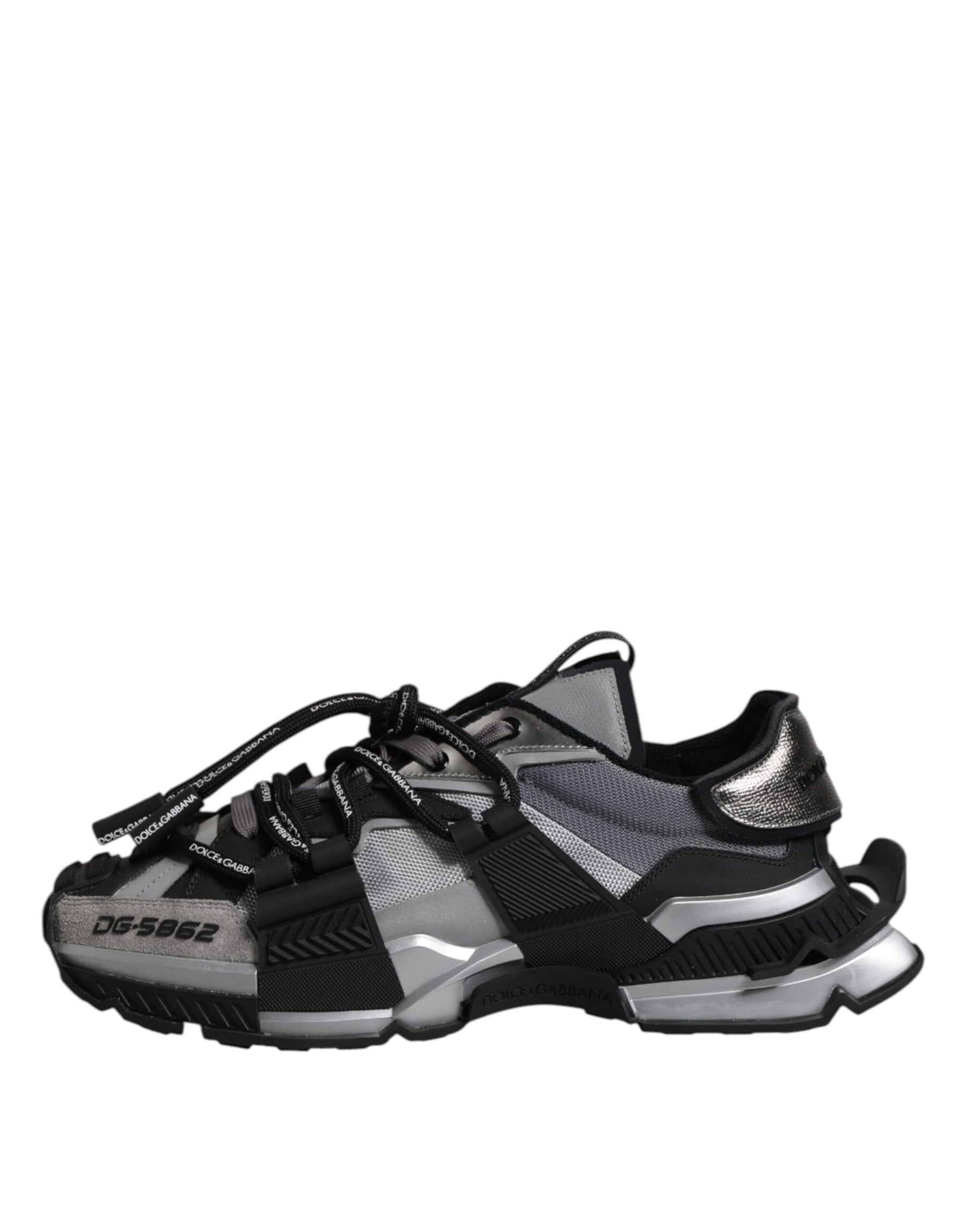 Dolce & Gabbana Multicolor Panelled Space Sneakers Shoes | Regal Royce