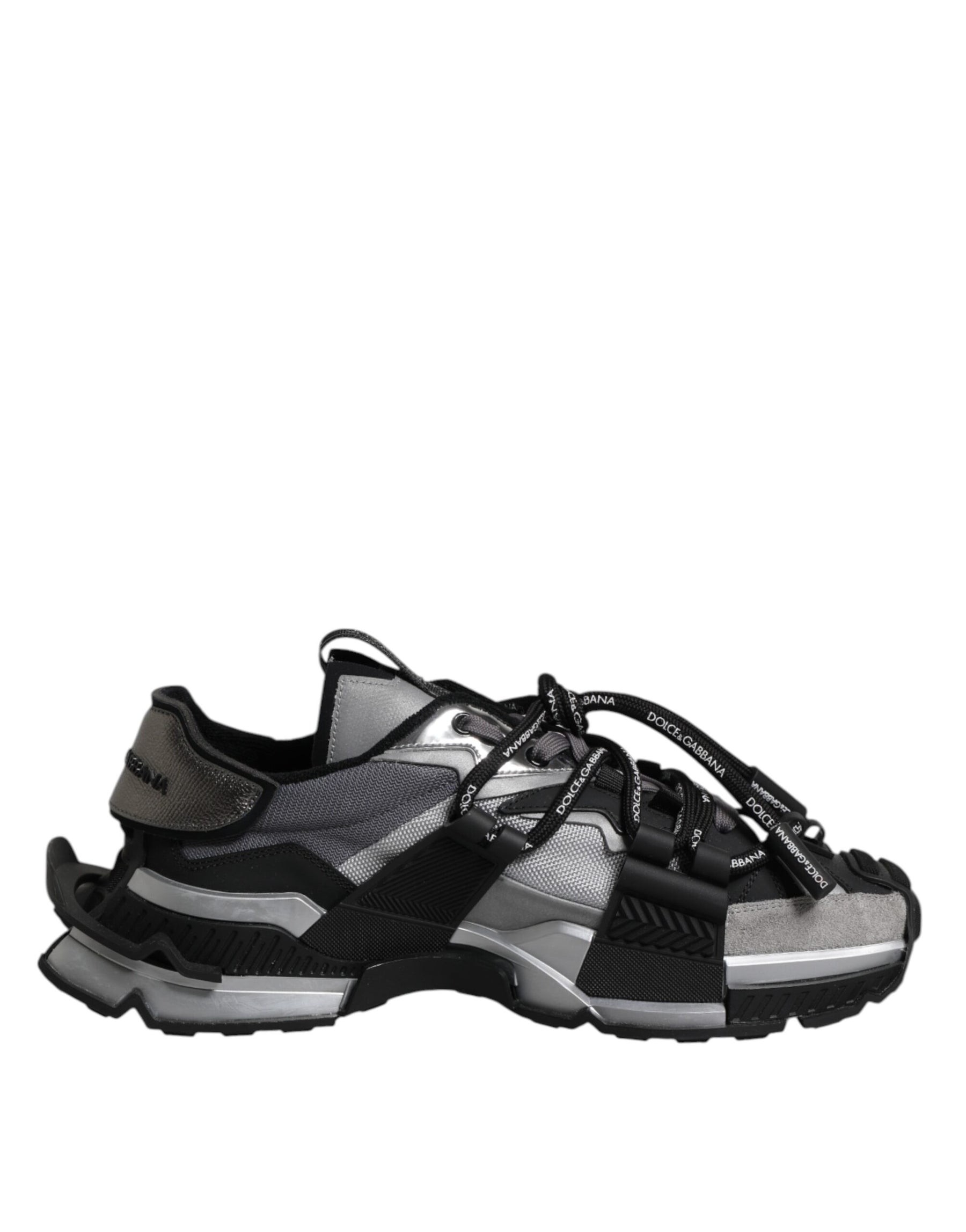 Dolce & Gabbana Multicolor Panelled Space Sneakers Shoes | Regal Royce