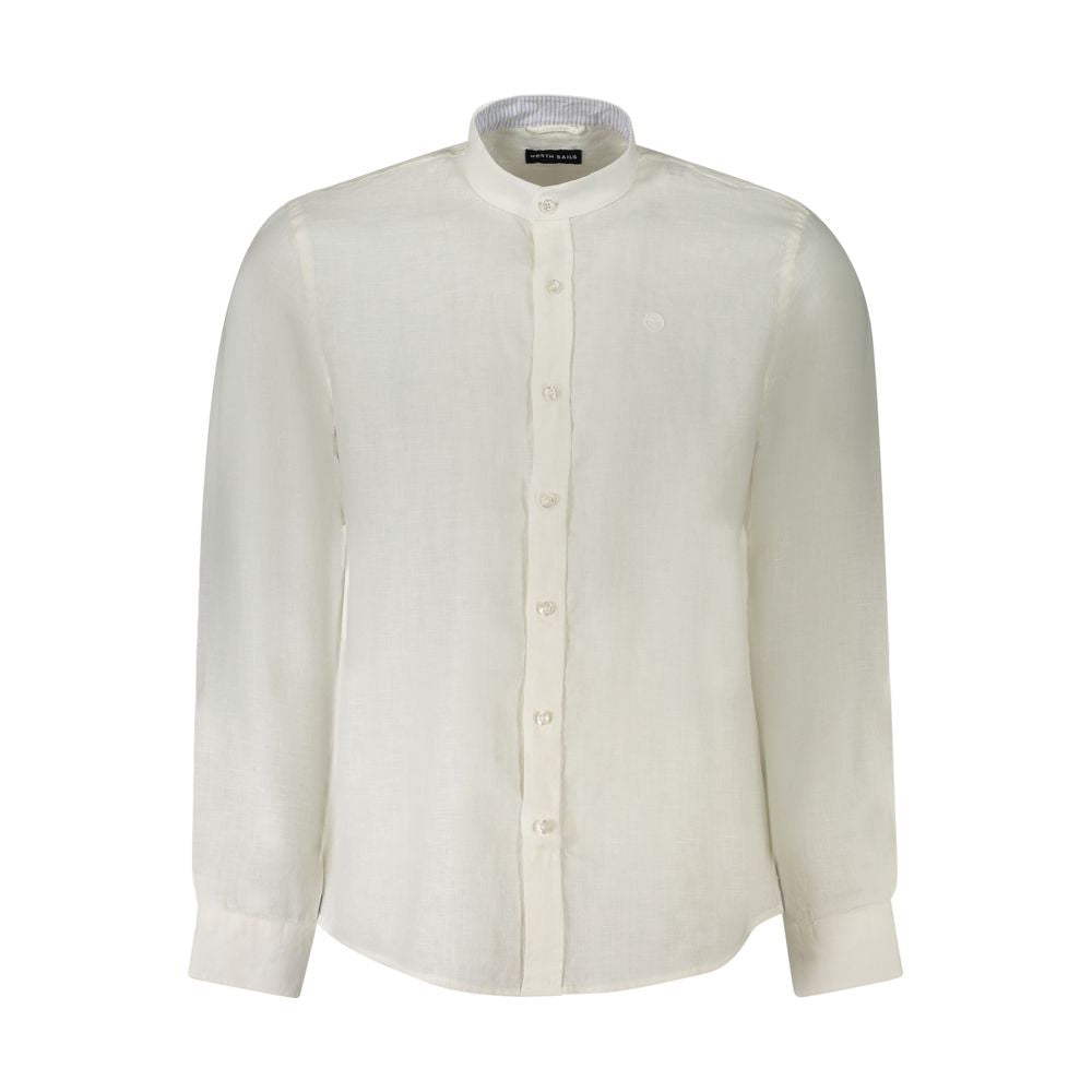 North Sails Bianco Linen Men Shirt | Regal Royce