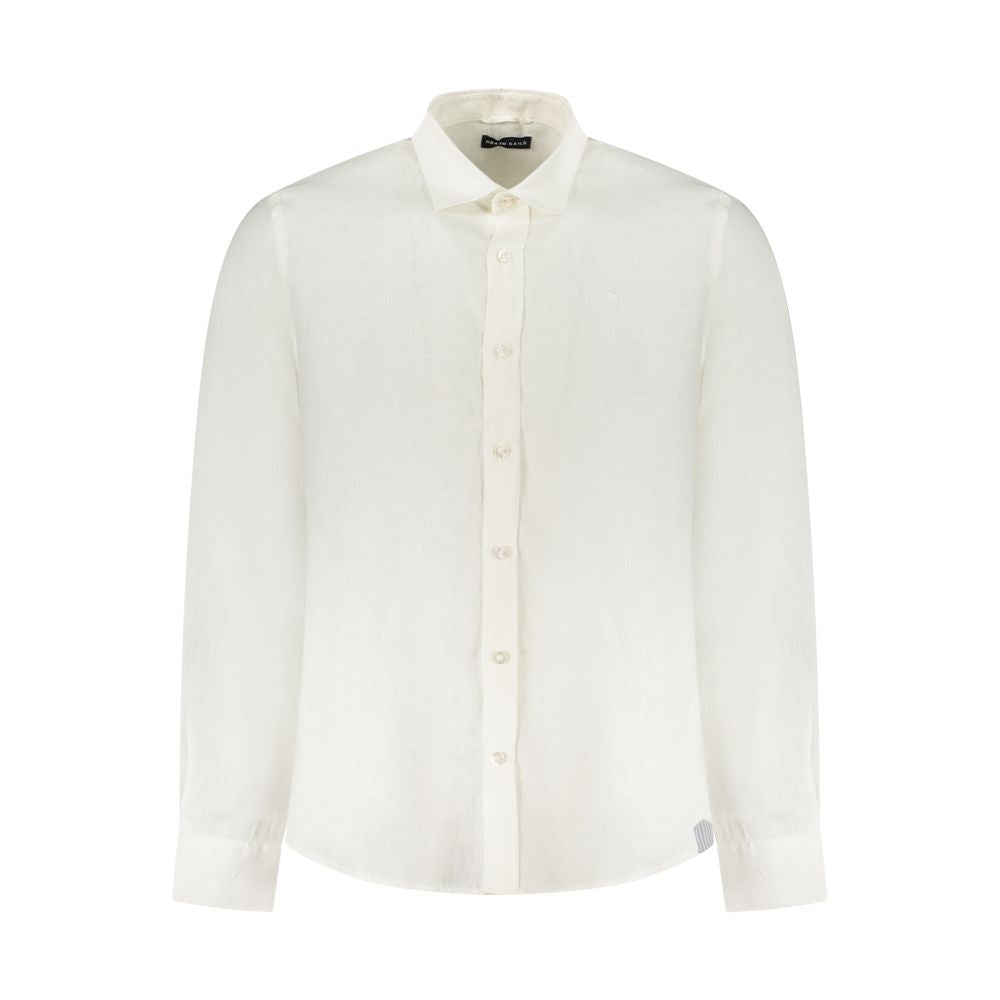 North Sails Bianco Linen Mens Shirt | Regal Royce