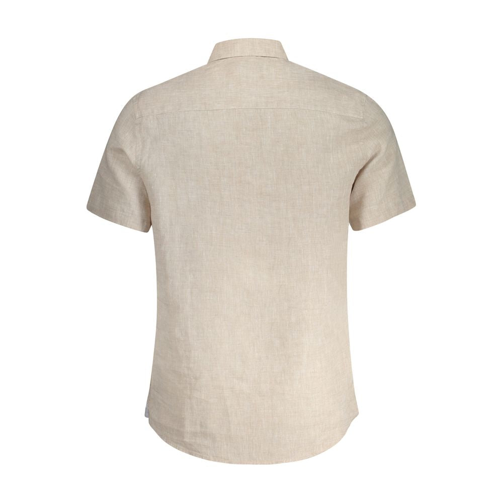 North Sails Beige Linen Mens Shirt | Regal Royce