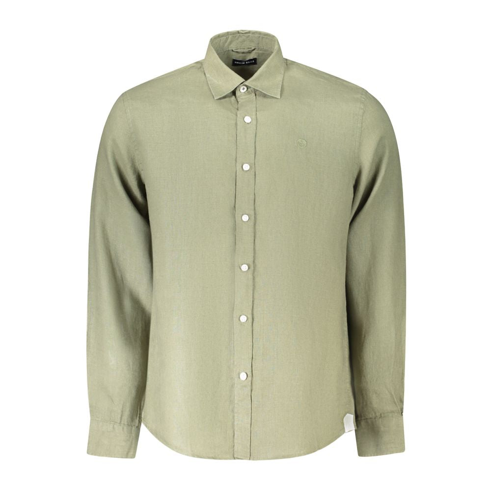 North Sails Verde Linen Men Shirt | Regal Royce