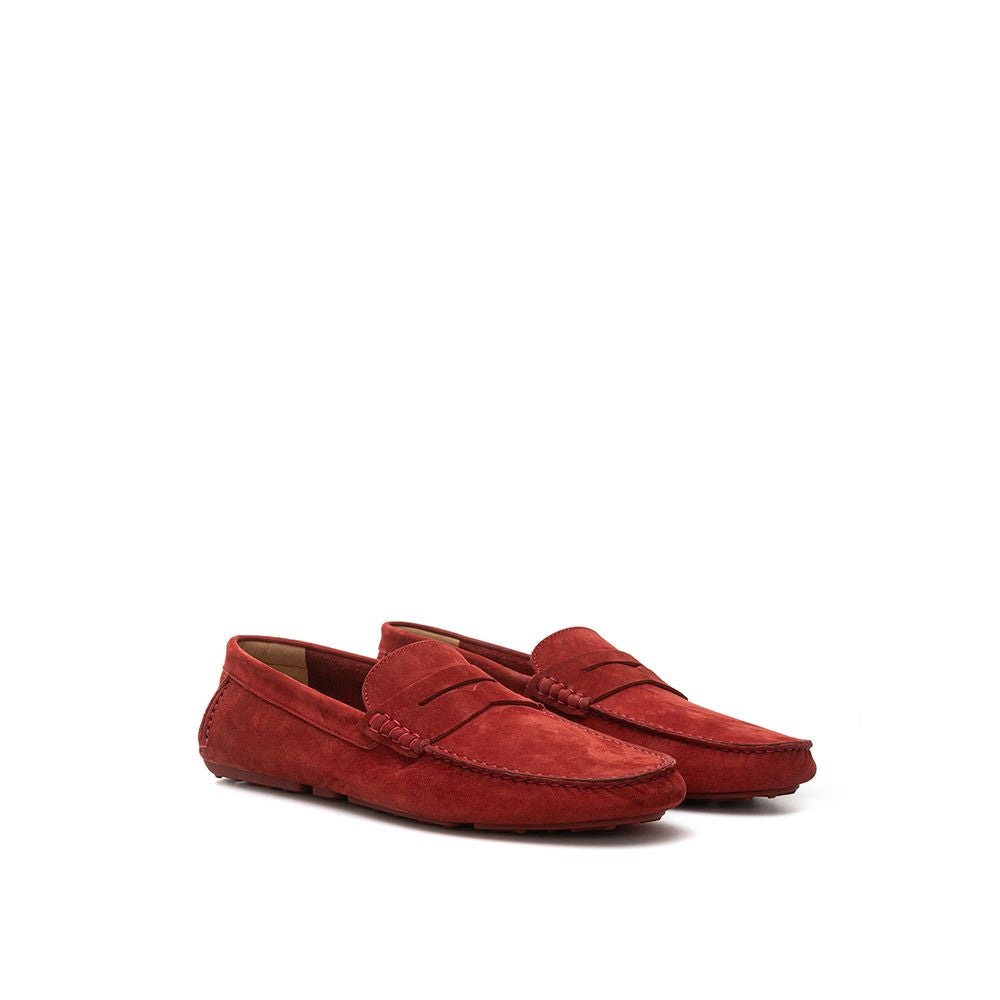 Bally Bordeaux Leather Moccassin | Regal Royce