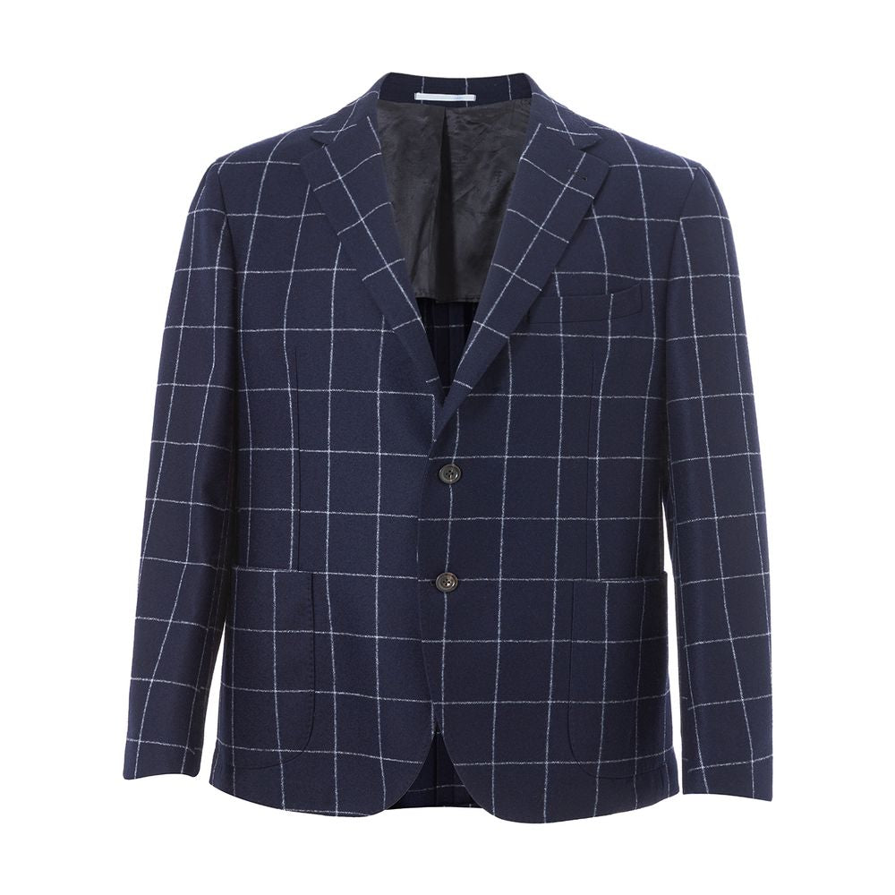 Malo Blue Wool Blazer | Regal Royce