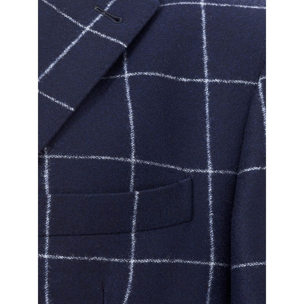 Malo Blue Wool Blazer | Regal Royce