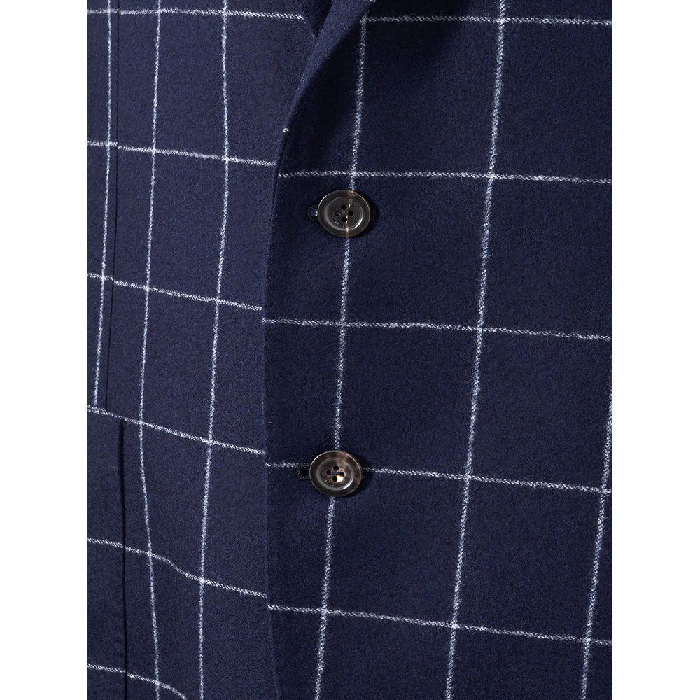 Malo Blue Wool Blazer | Regal Royce