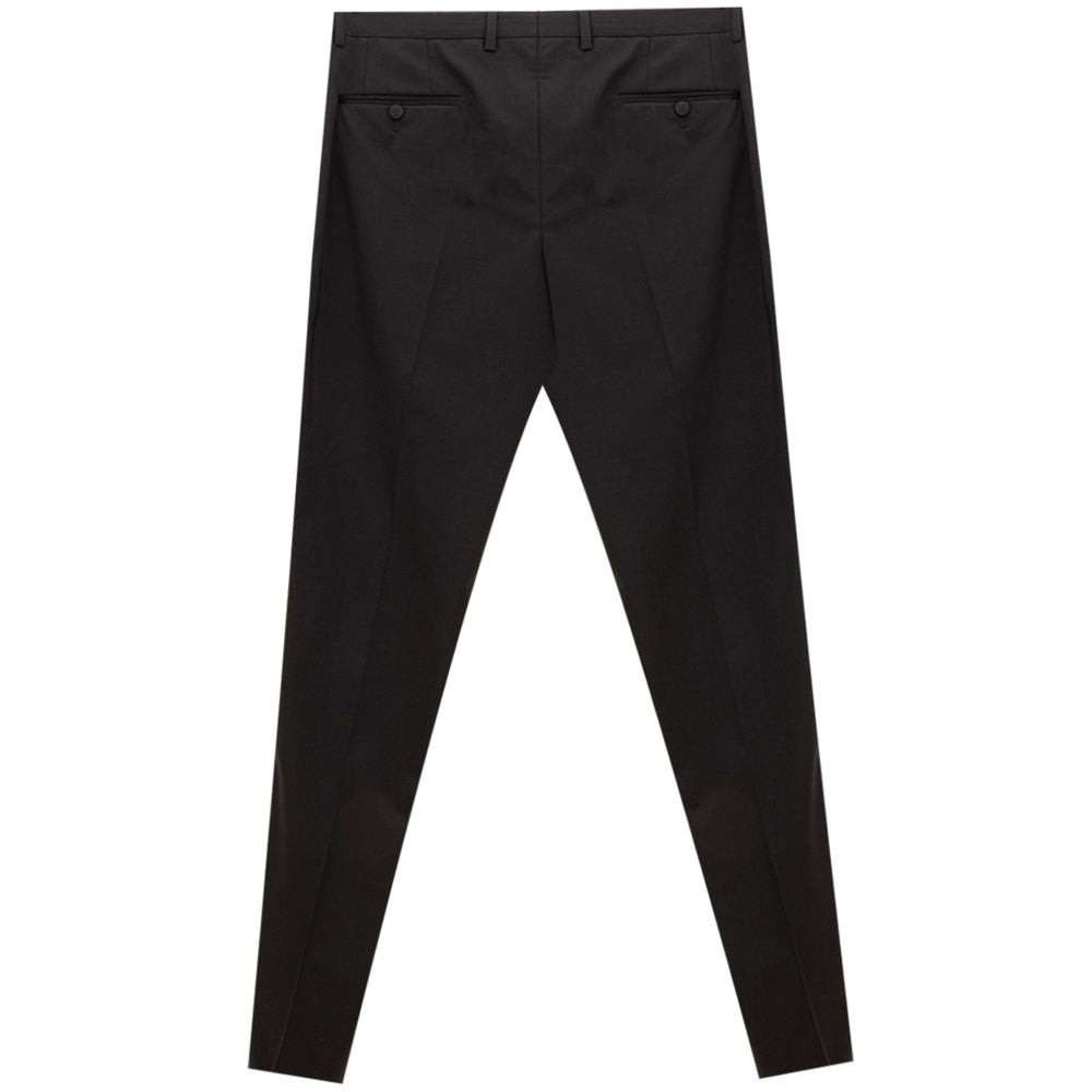 Dolce & Gabbana Black Wool Dress Pants | Regal Royce