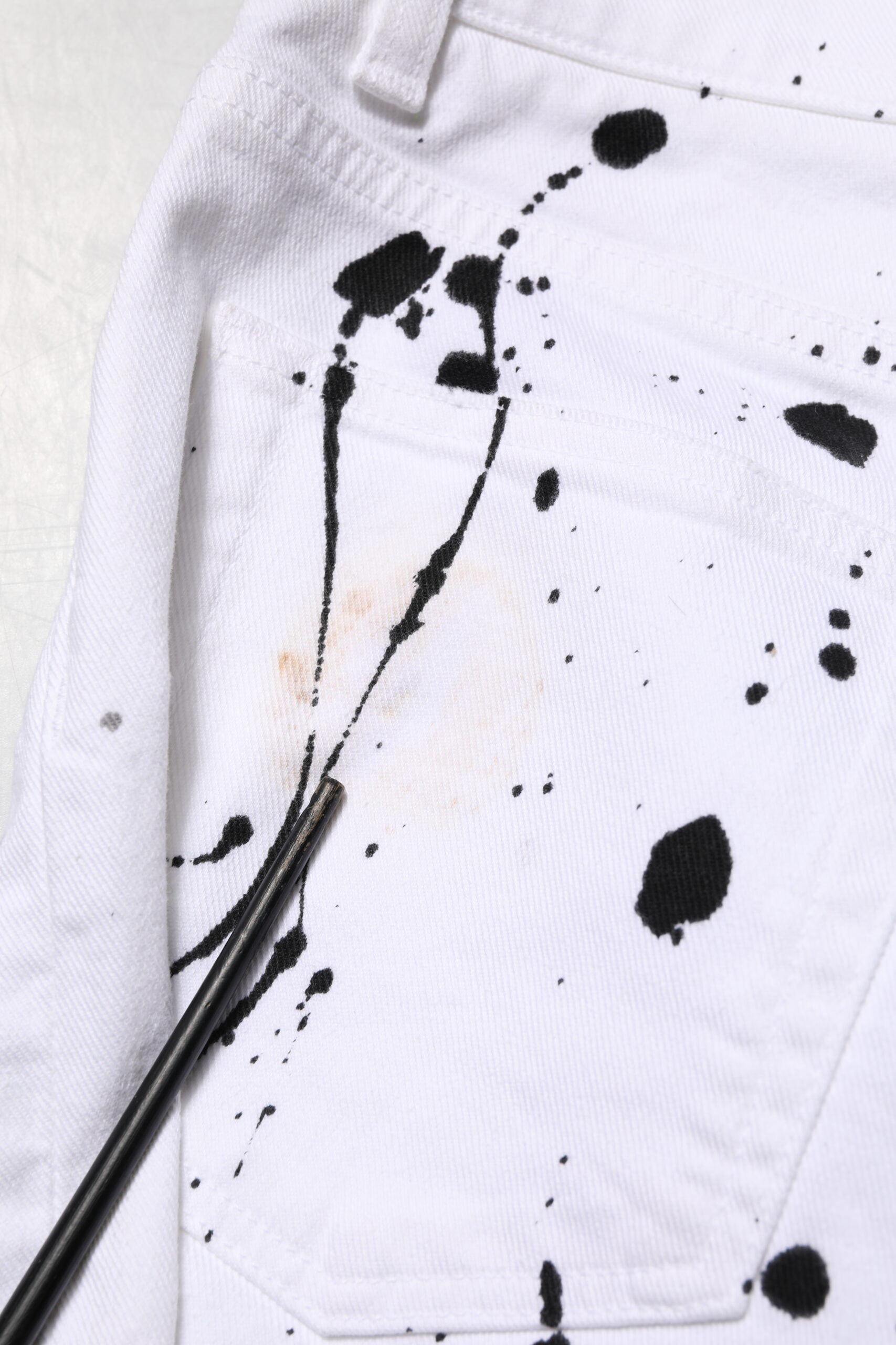 Dolce & Gabbana White ColorSplash Skinny Denim Jeans | Regal Royce
