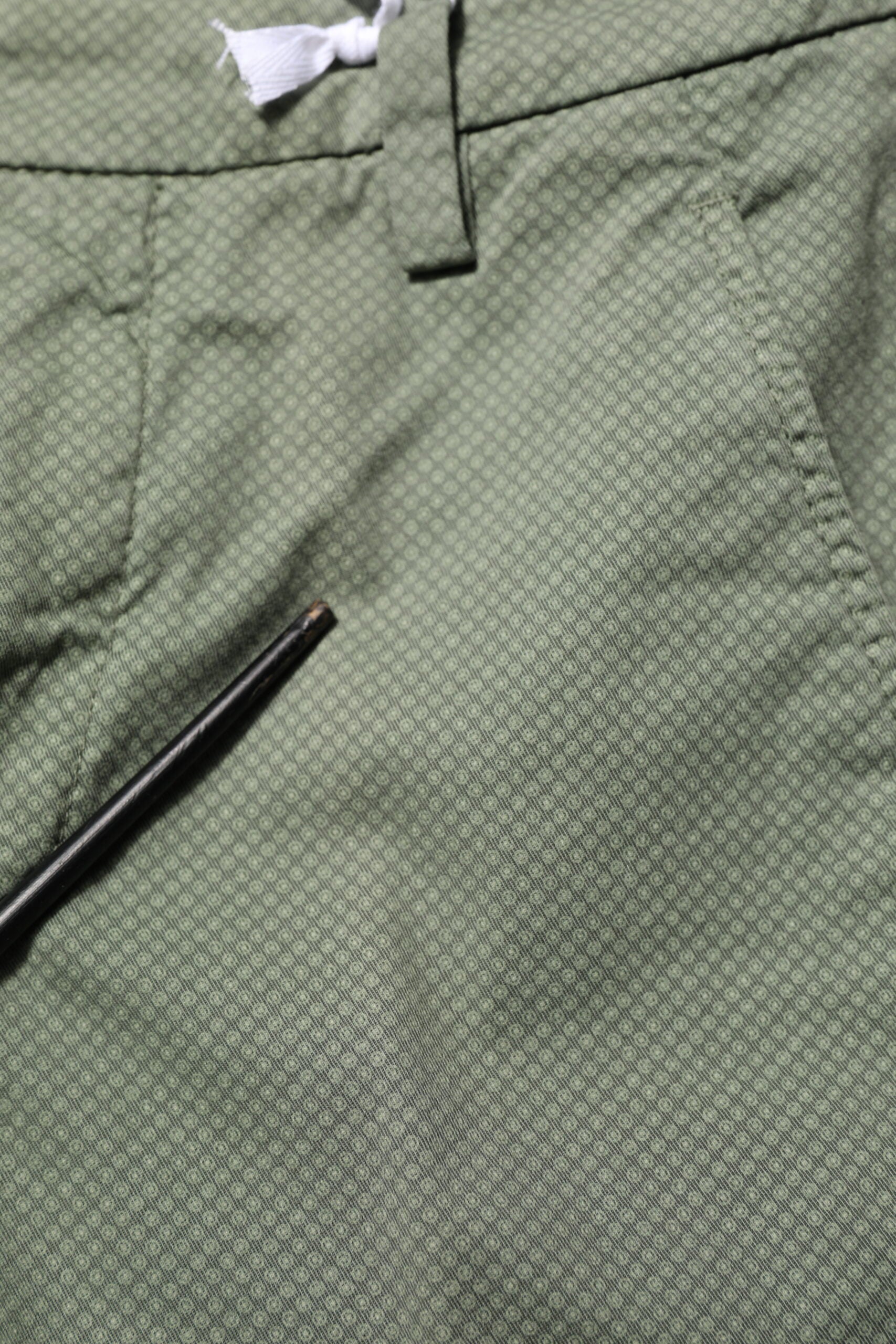 Dondup Green Mid Waist Skinny Fit Casual Pants | Regal Royce