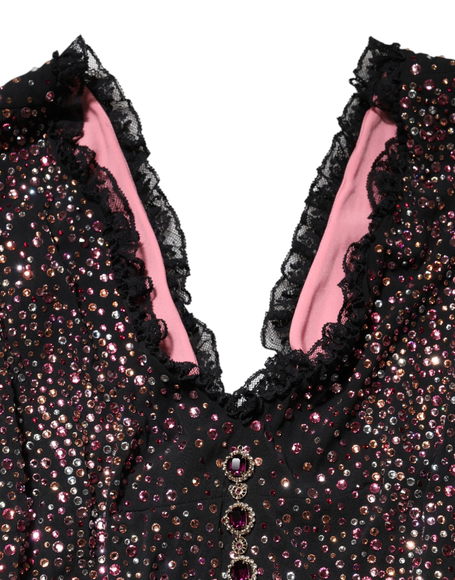 Dolce & Gabbana Multicolor Embellished Mermaid Gown Dress | Regal Royce