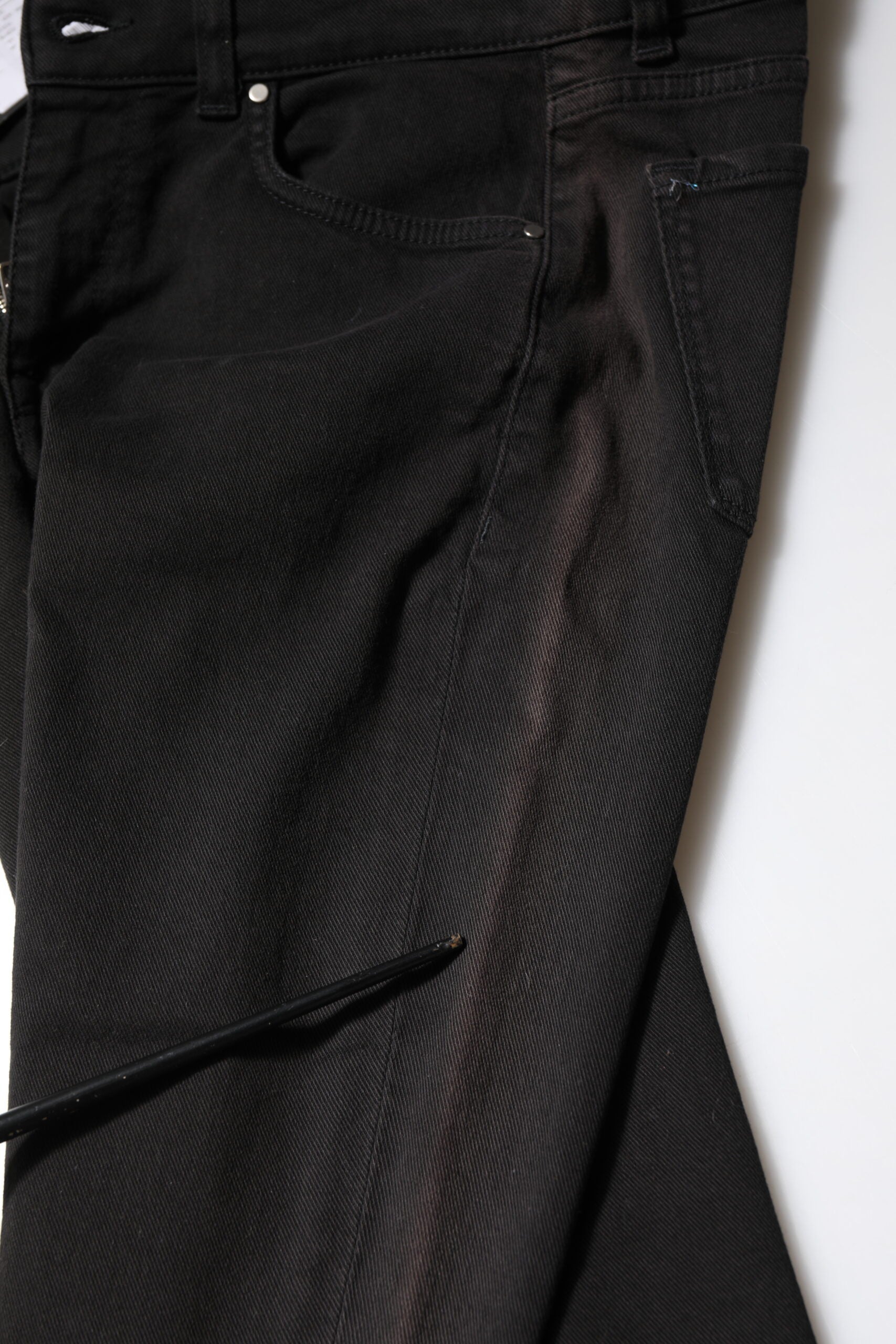 Dolce & Gabbana Black Cotton Skinny Mid Waisted Denim Jeans | Regal Royce