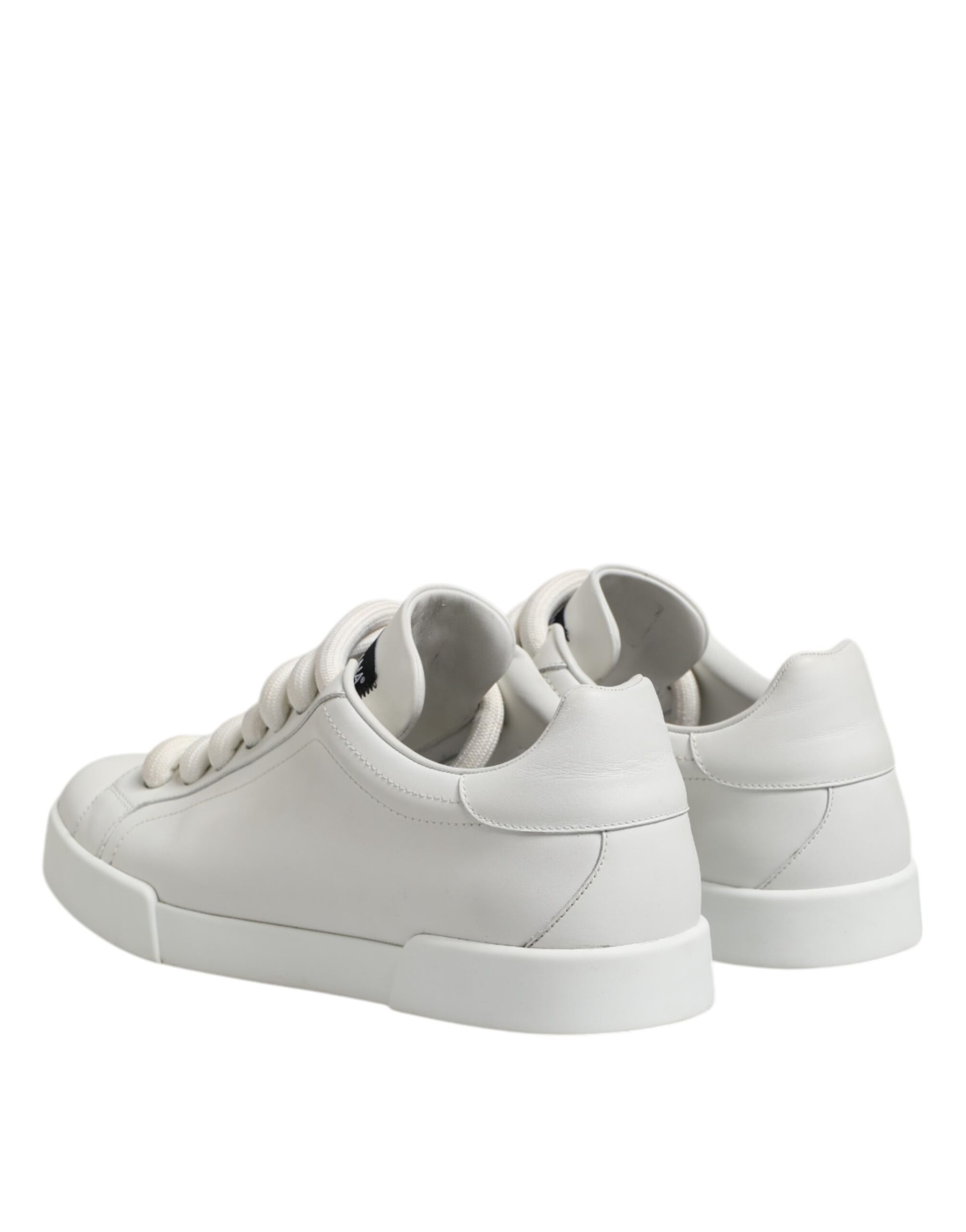 Dolce & Gabbana White Logo Lace Up Low Top Men Sneakers Shoes