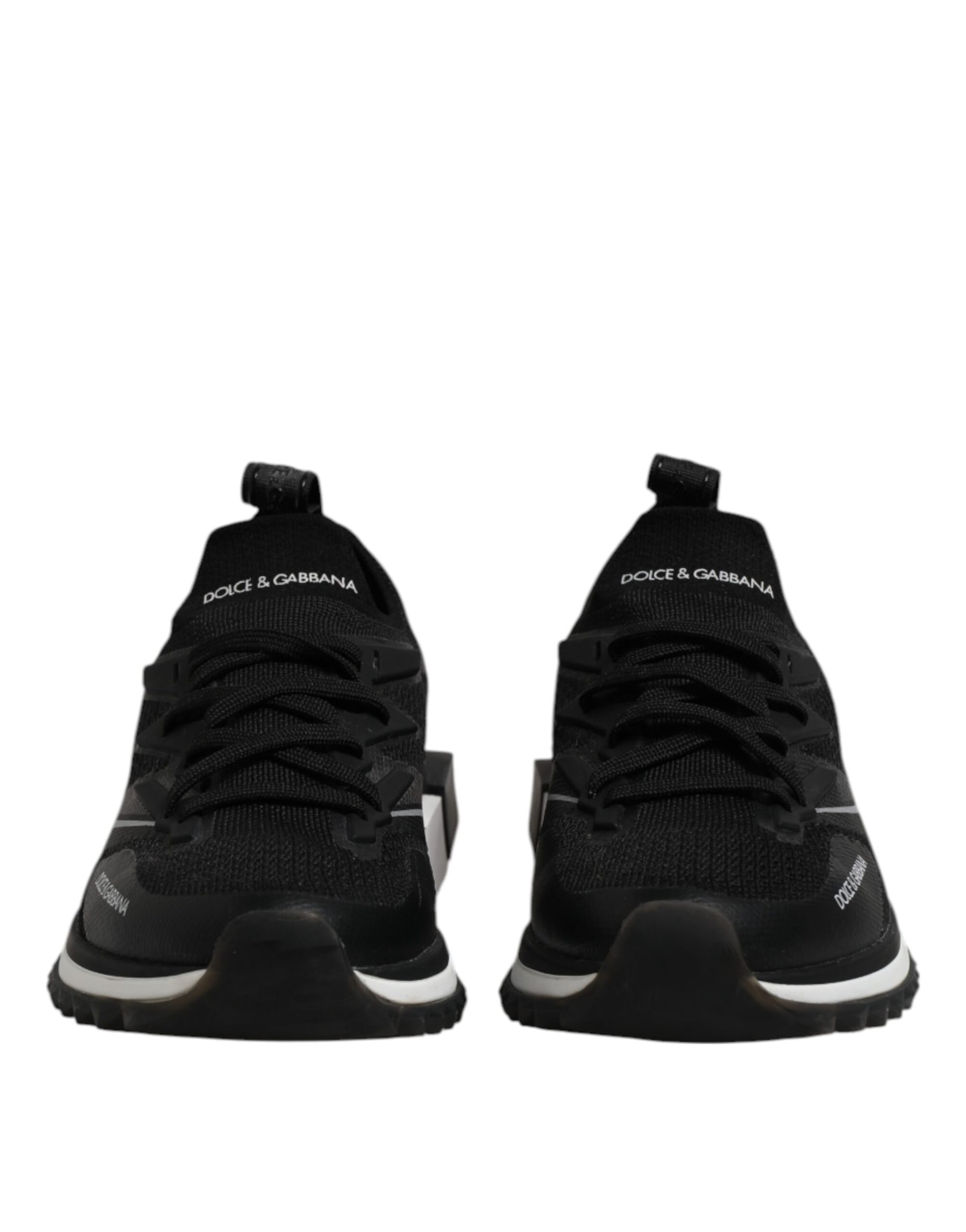 Dolce & Gabbana Black SORRENTO Sport Stretch Sneakers Shoes