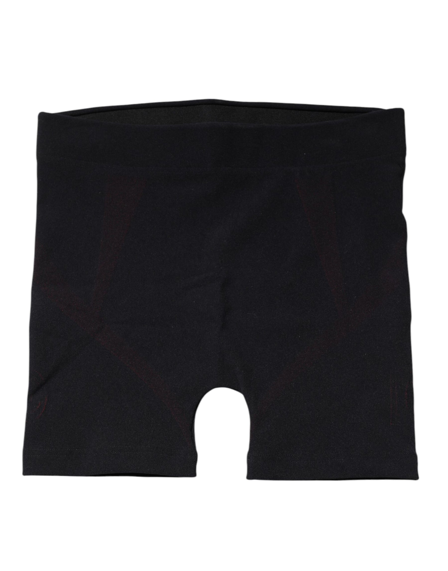 Dolce & Gabbana Black Nylon Stretch Boxer Shorts Underwear | Regal Royce