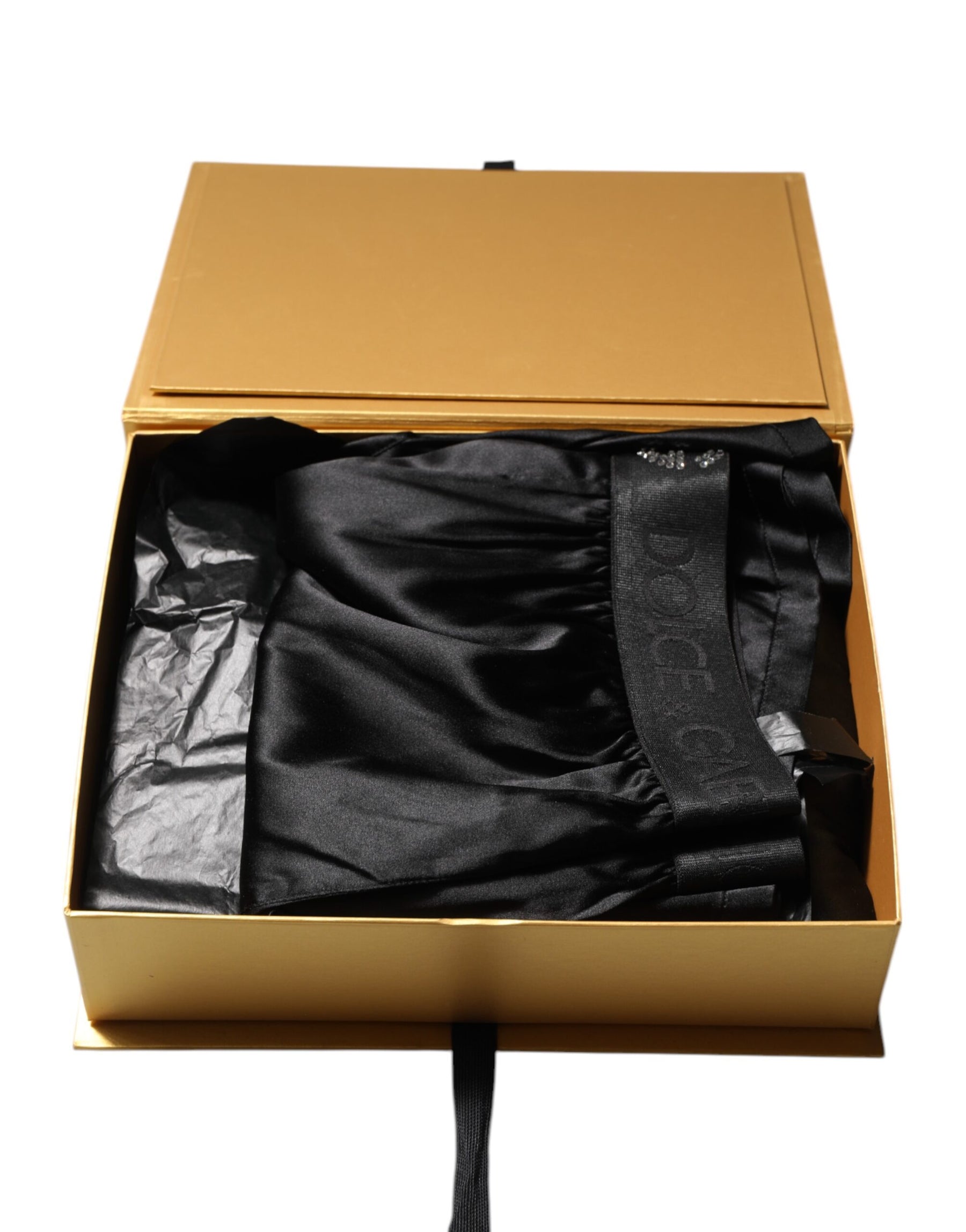 Dolce & Gabbana Black Logo Waist Regular Boxer Shorts Underwear | Regal Royce