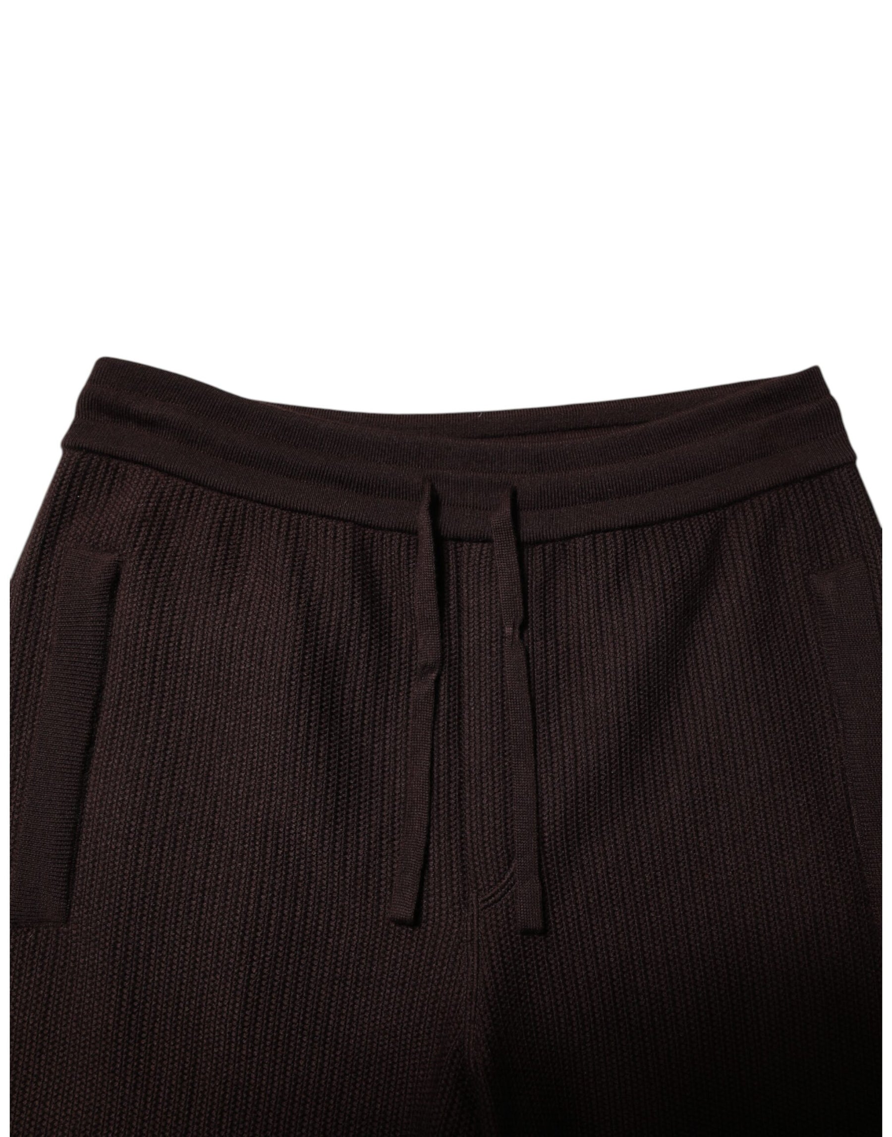 Dolce & Gabbana Brown Cashmere Men Jogger Sweatpants Pants | Regal Royce