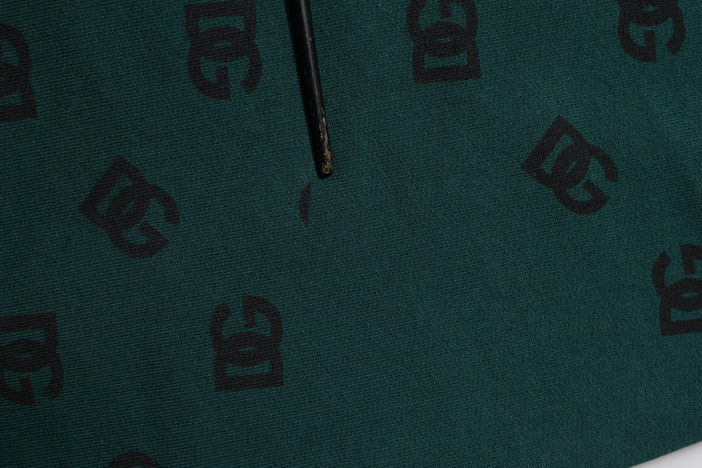 Dolce & Gabbana Green Logo Print Jogger Men Sweatpants Pants