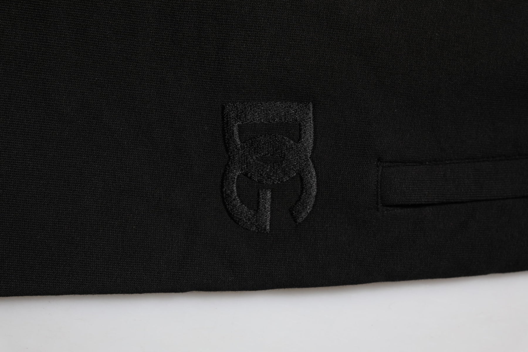 Dolce & Gabbana Black Cotton Logo Tape Men Jogger Pants | Regal Royce
