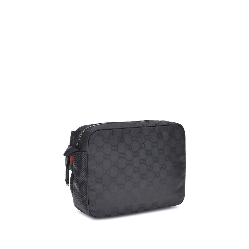 Gucci Black Polyester Shoulder Bag | Regal Royce