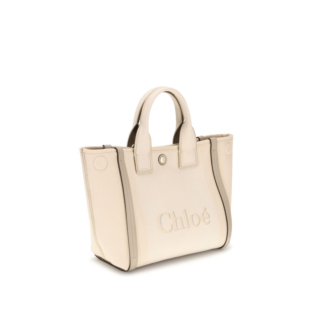 Chloé Beige Cotton Handbag | Regal Royce