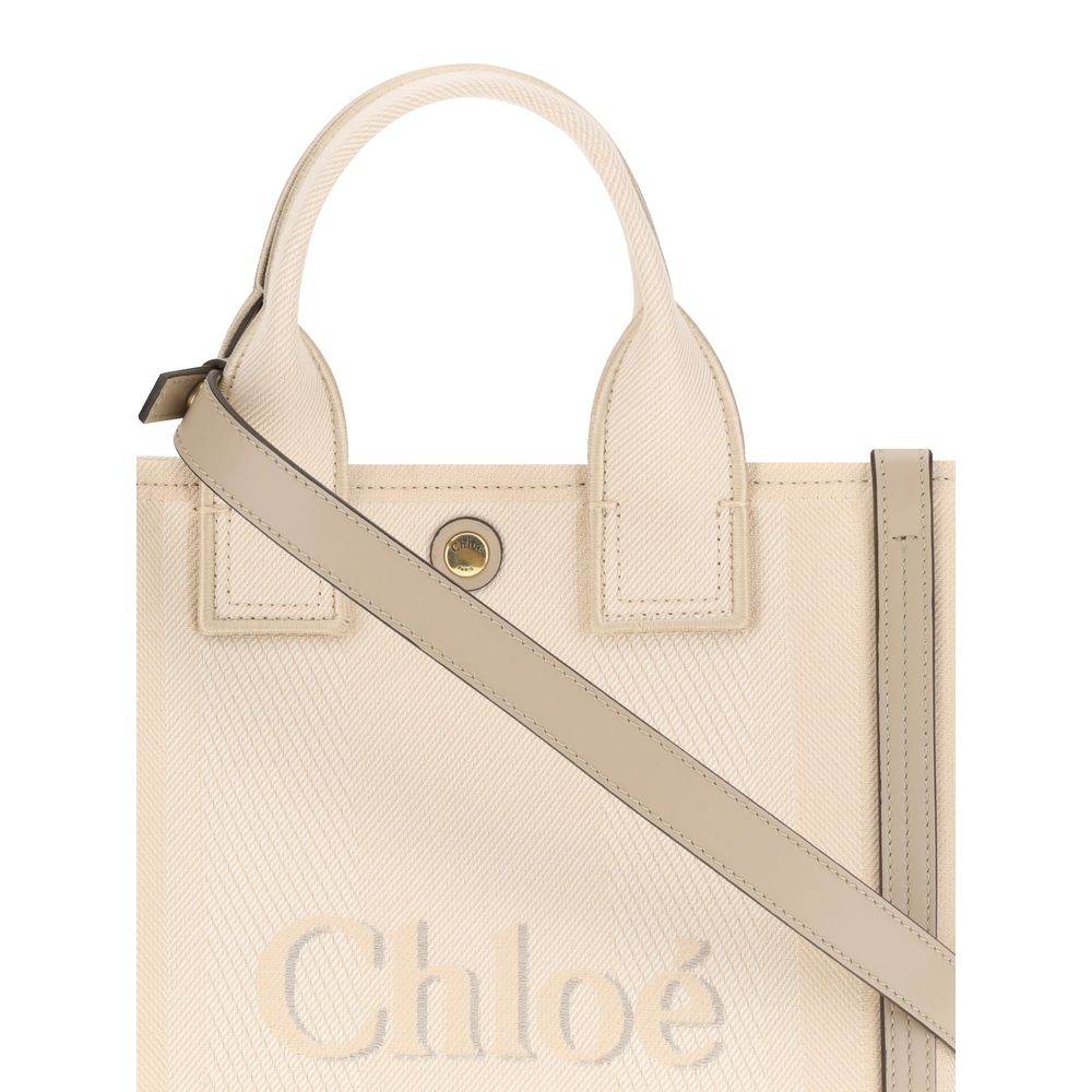 Chloé Beige Cotton Handbag | Regal Royce