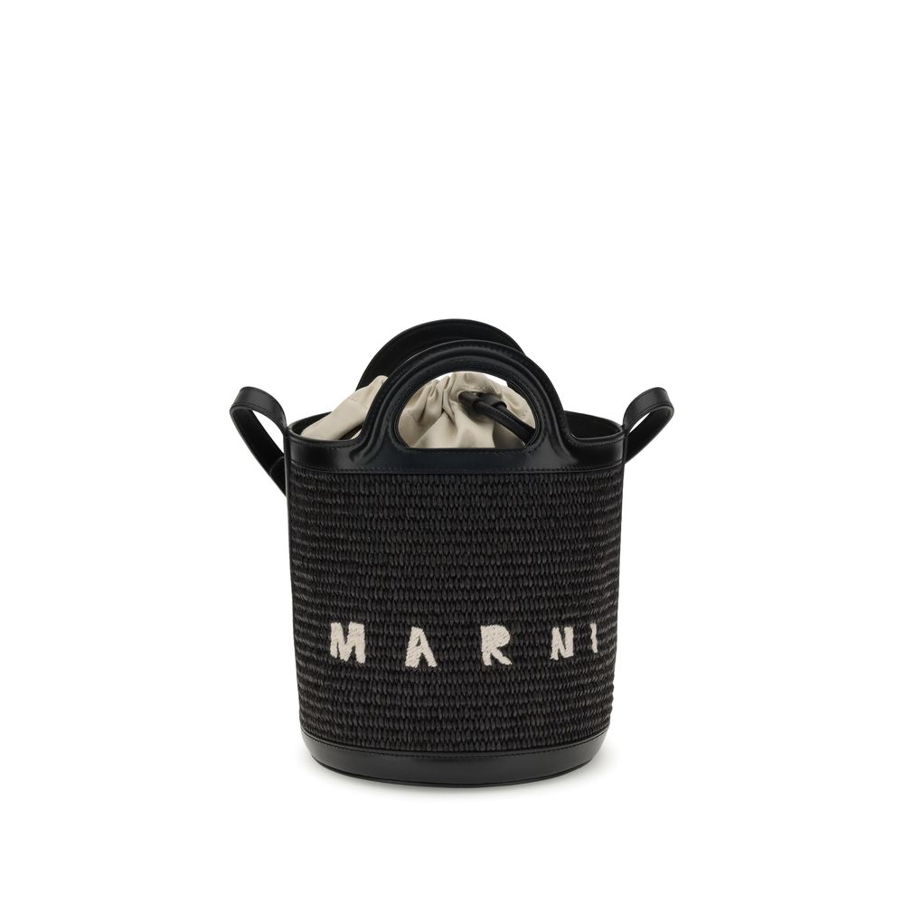 Marni Black Cotton Backet Bag | Regal Royce
